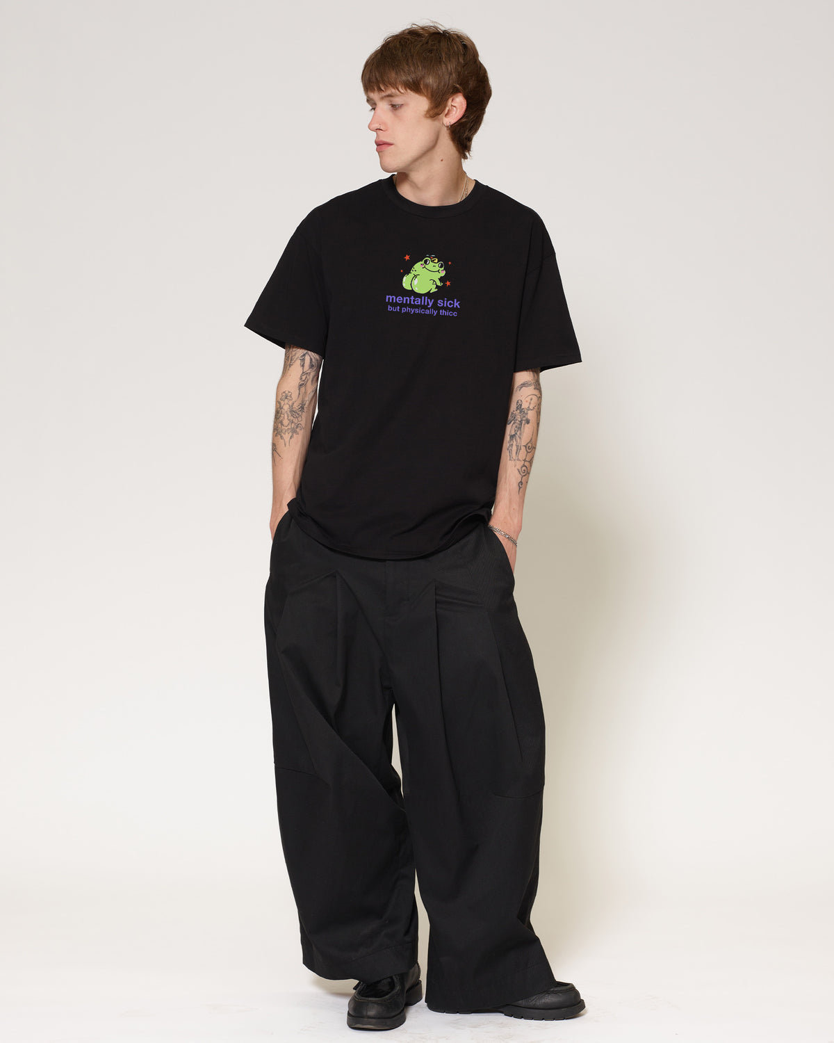 Mentally Sick Black T-Shirt