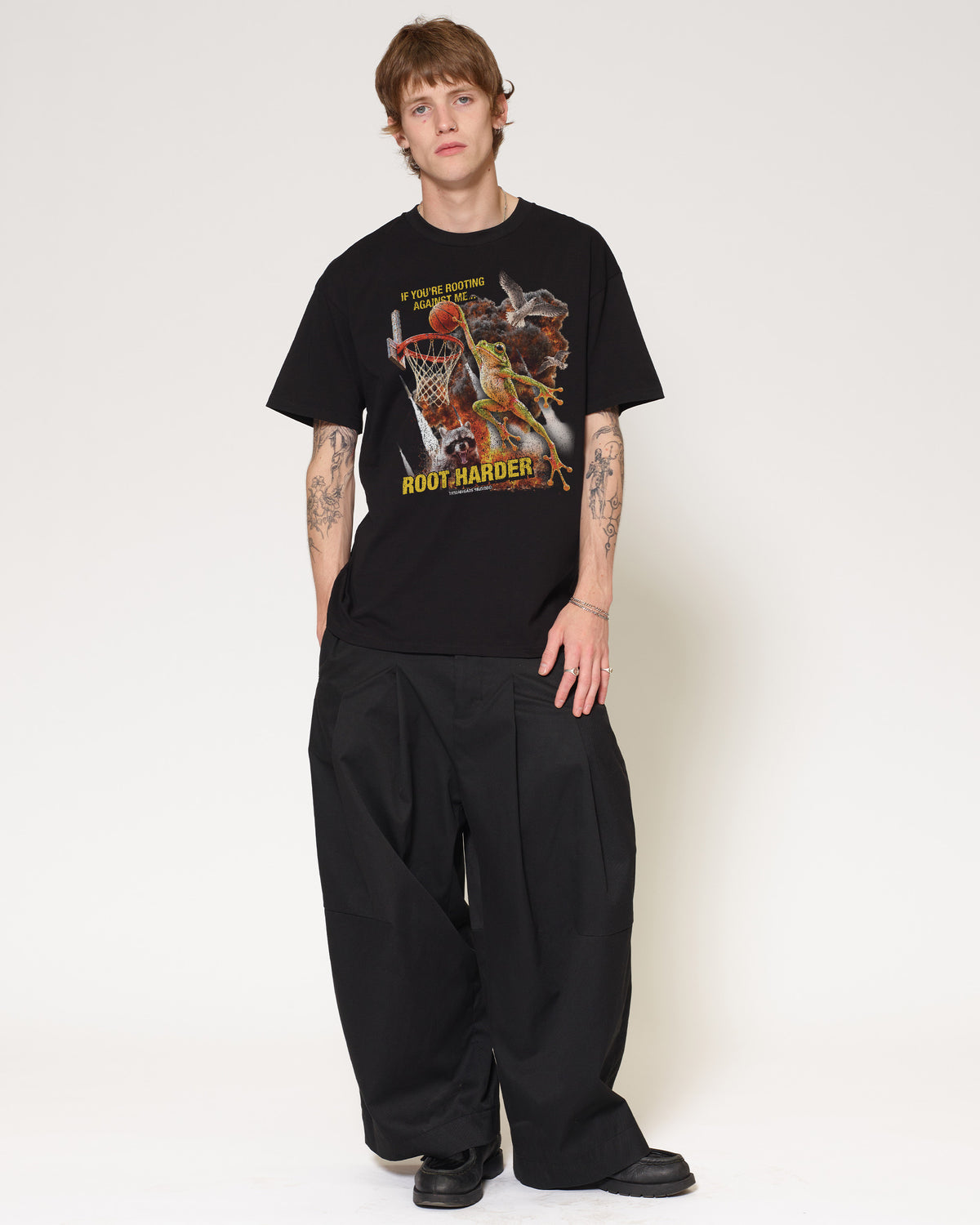 Root Harder Black T-Shirt