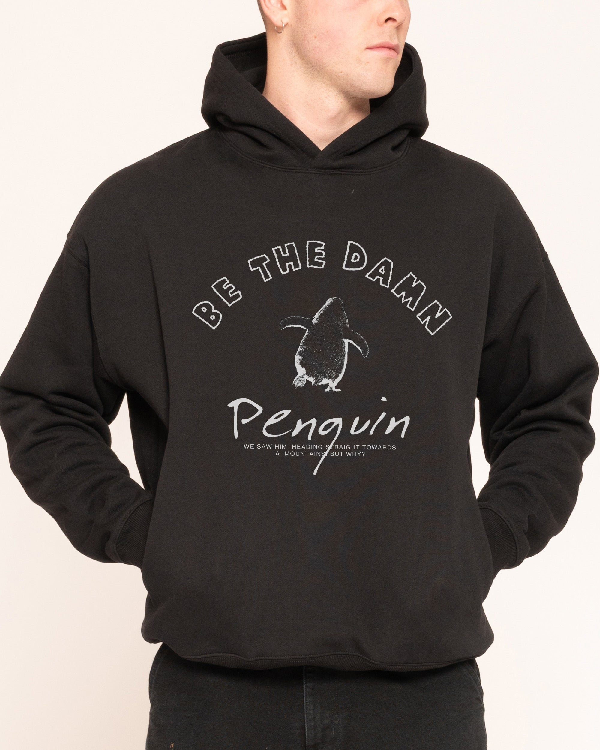 Nihilist Penguin Black Hoodie