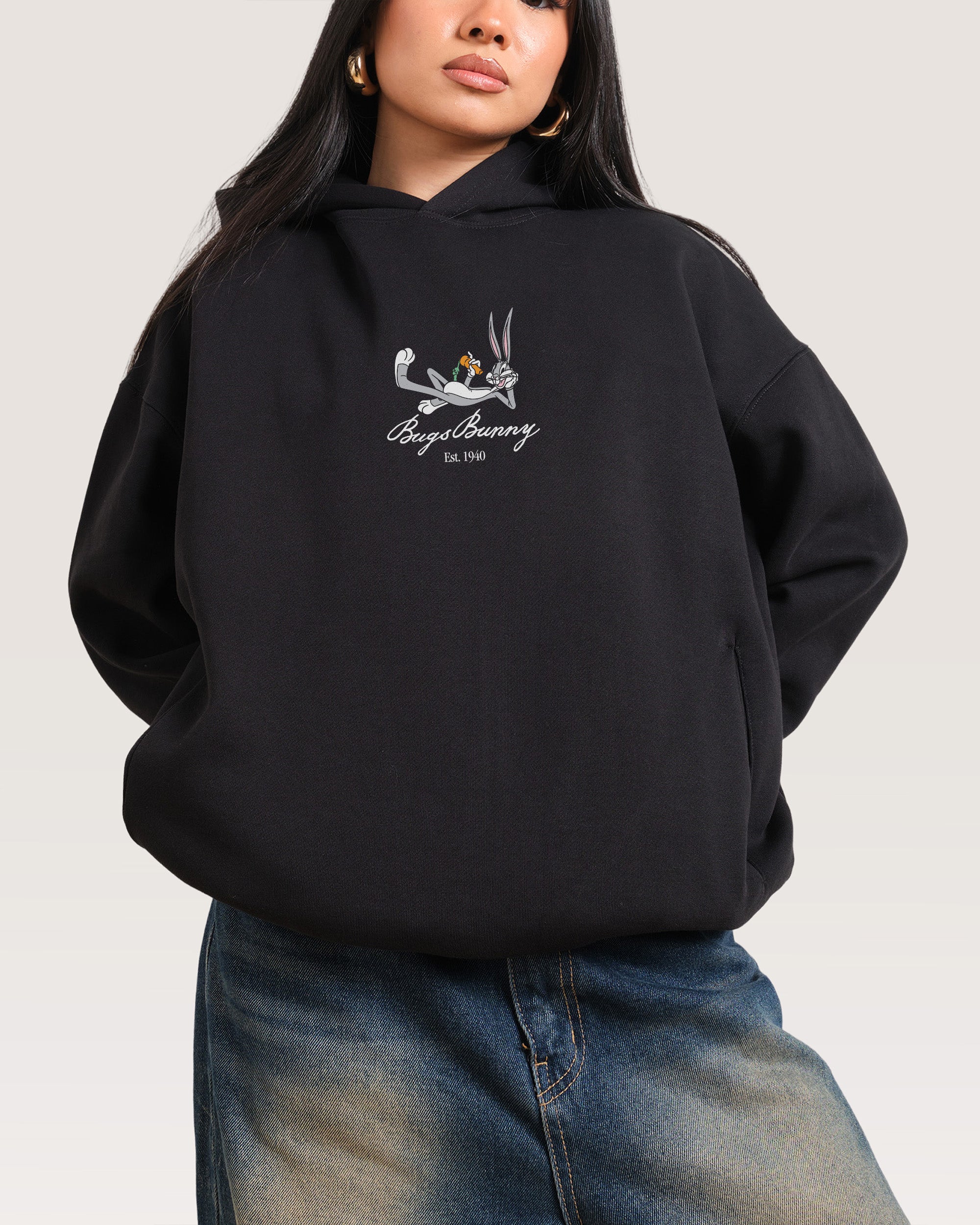 Bugs Bunny Book Crash Hoodie Australia Threadheads Online