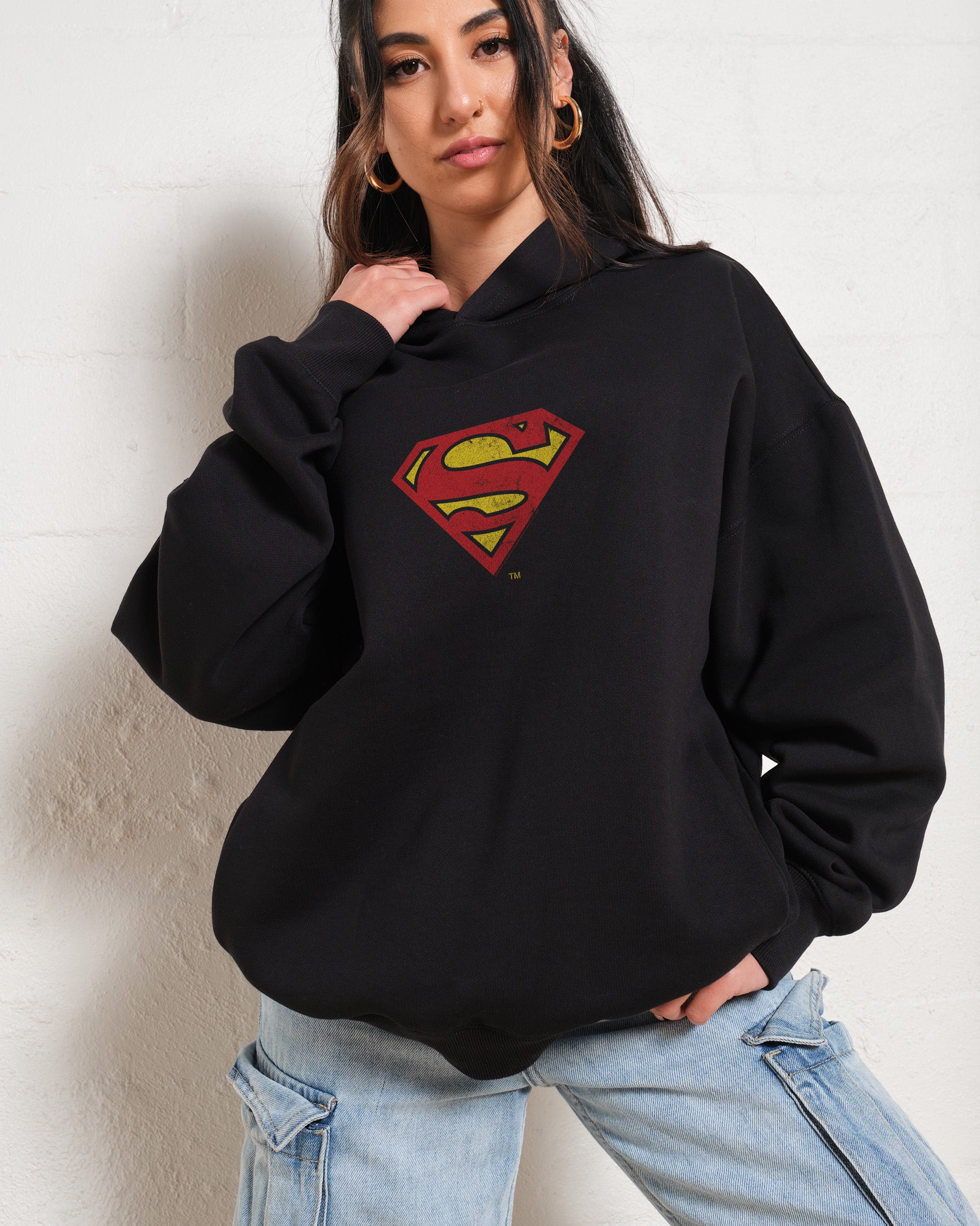 DC Comics Classic Superman Blue Vintage Hoodie