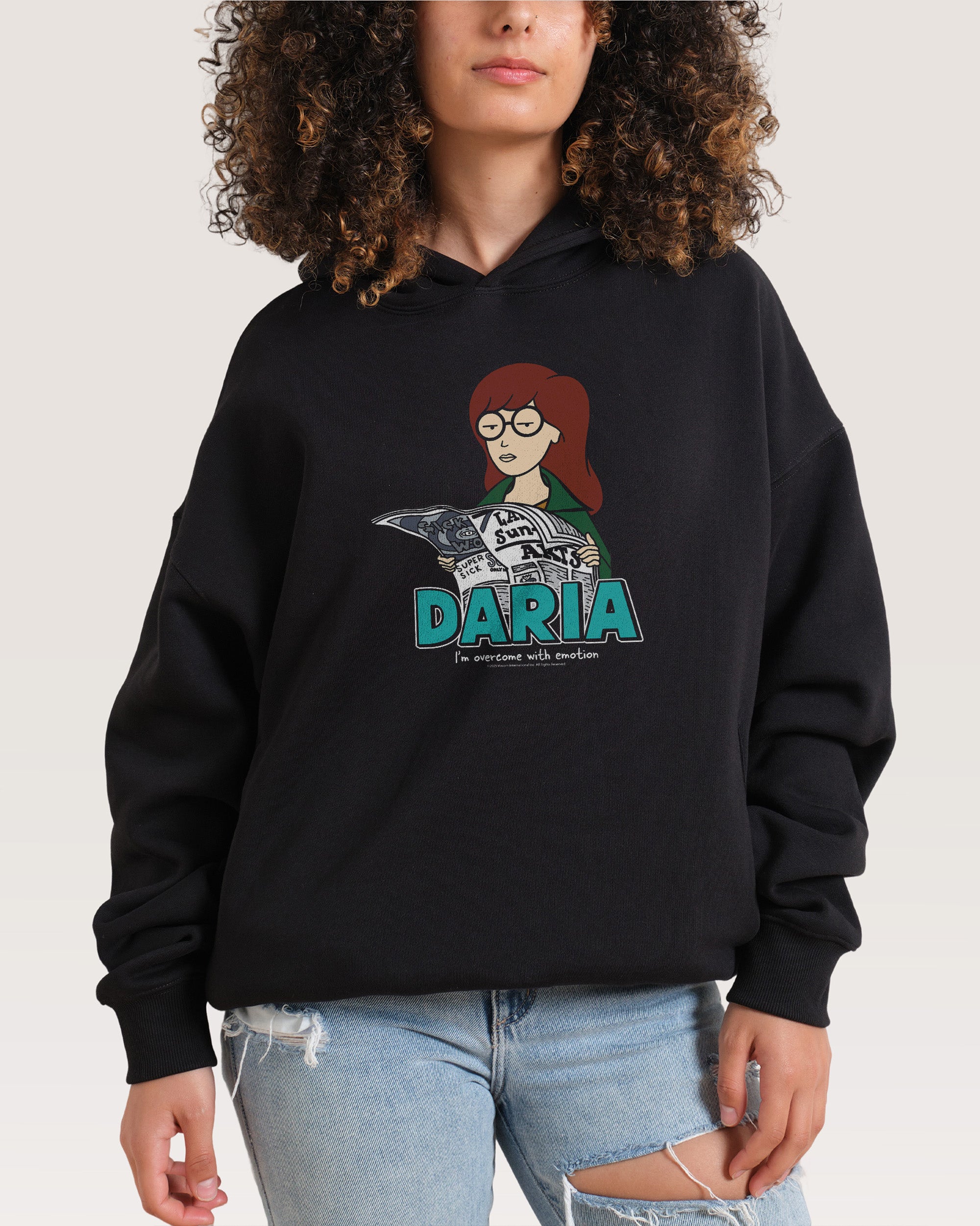 I’m Overcome with Emotion Black Hoodie