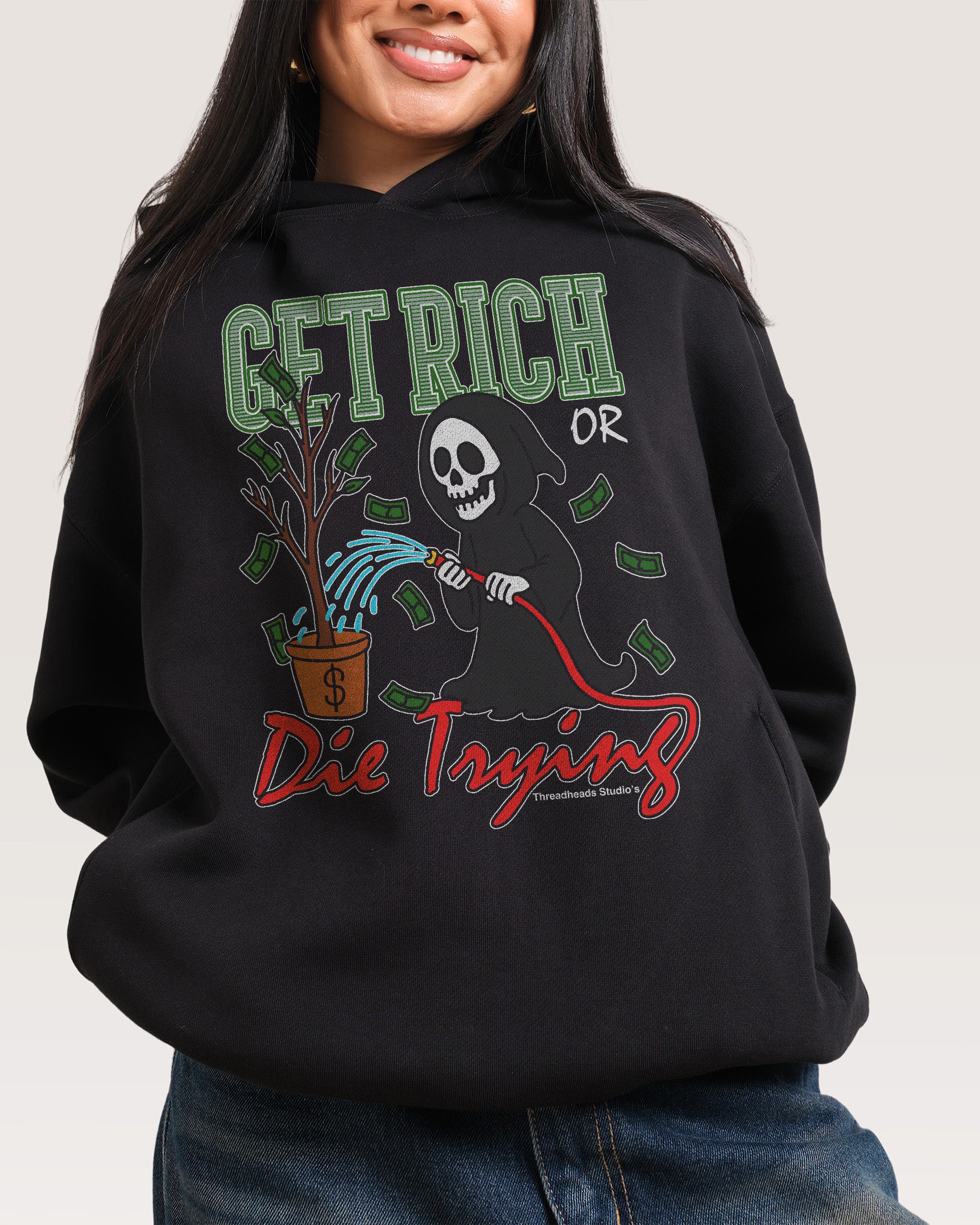 Get Rich or Die Trying Black Hoodie