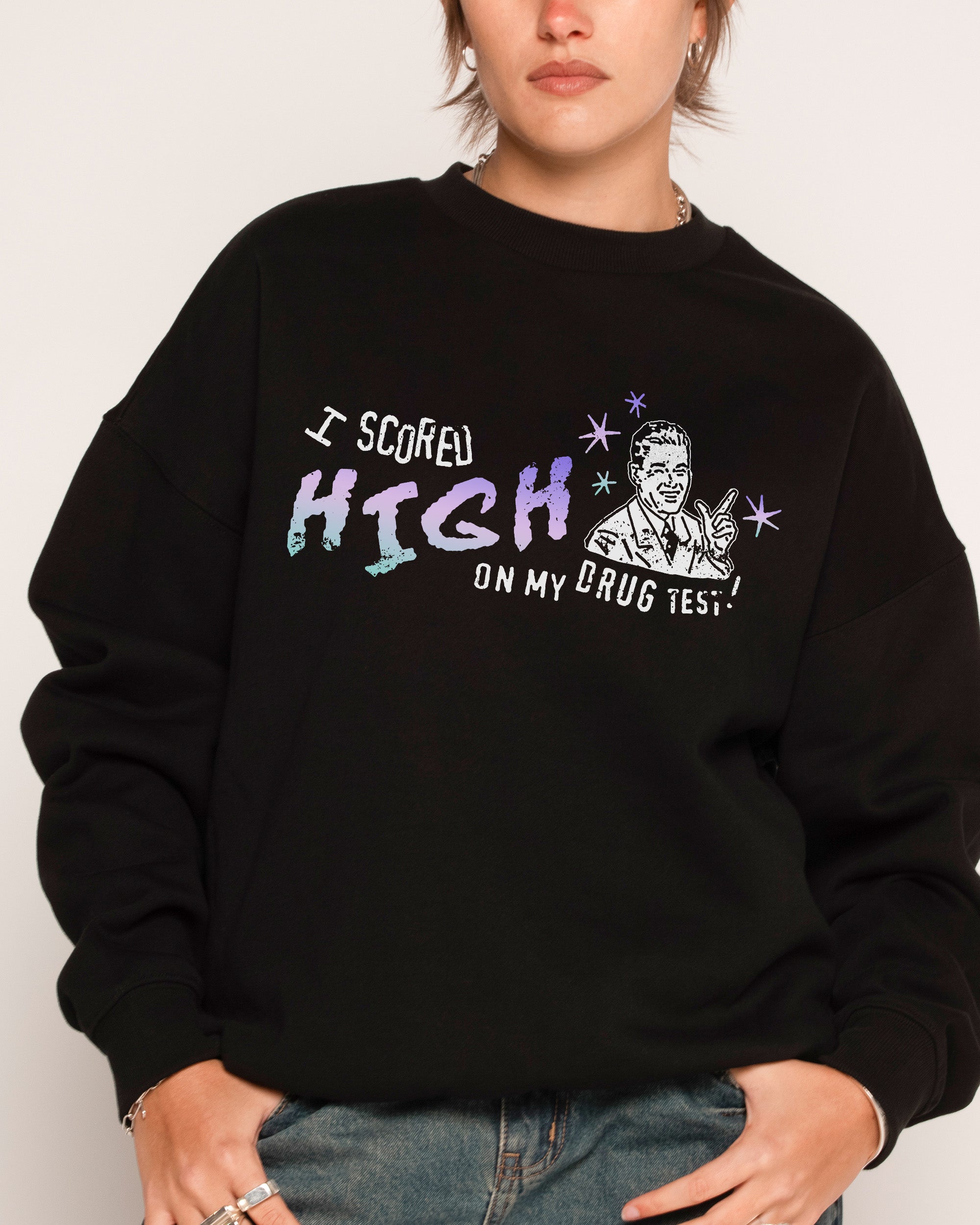 High Achiever Black Sweatshirt