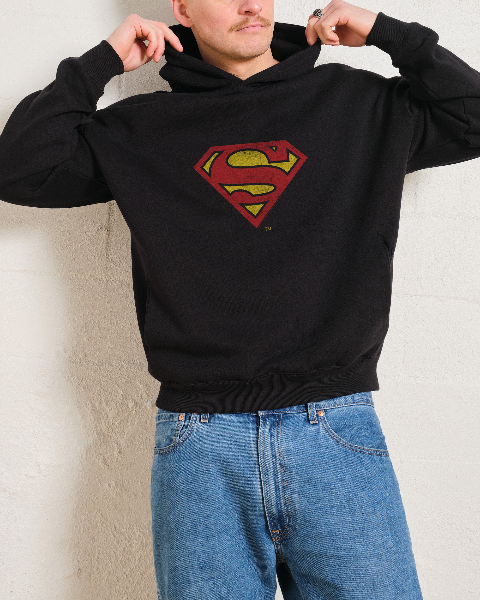 Superman Classic Logo Hoodie Australia Online Threadheads