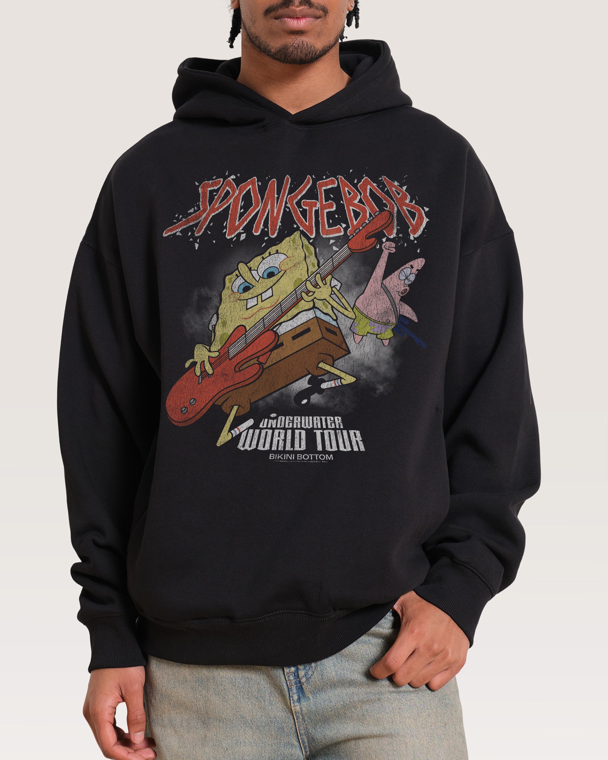 Spongebob’s World Tour Black Hoodie