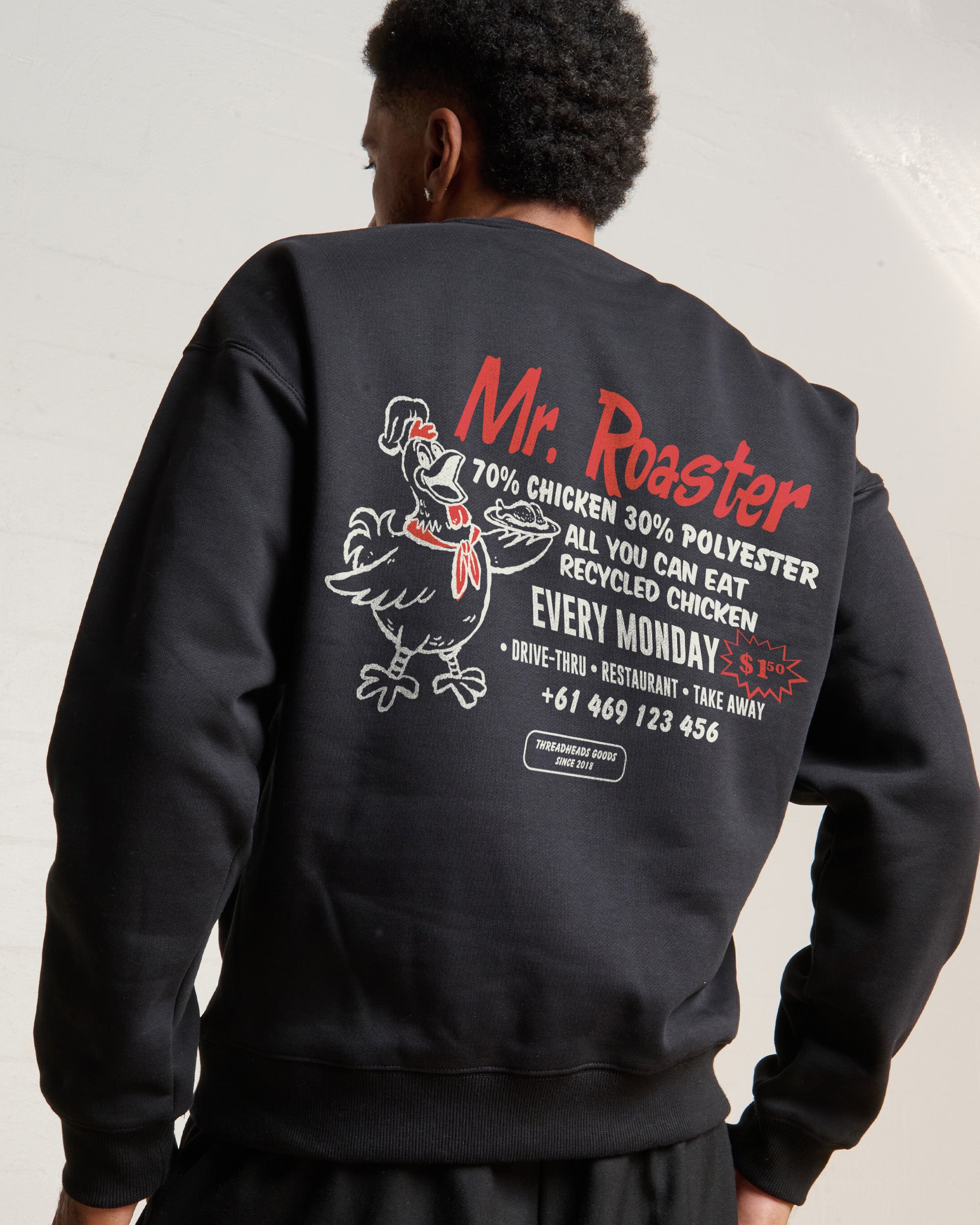 Mr. Roaster Fried Chicken Sweatshirt