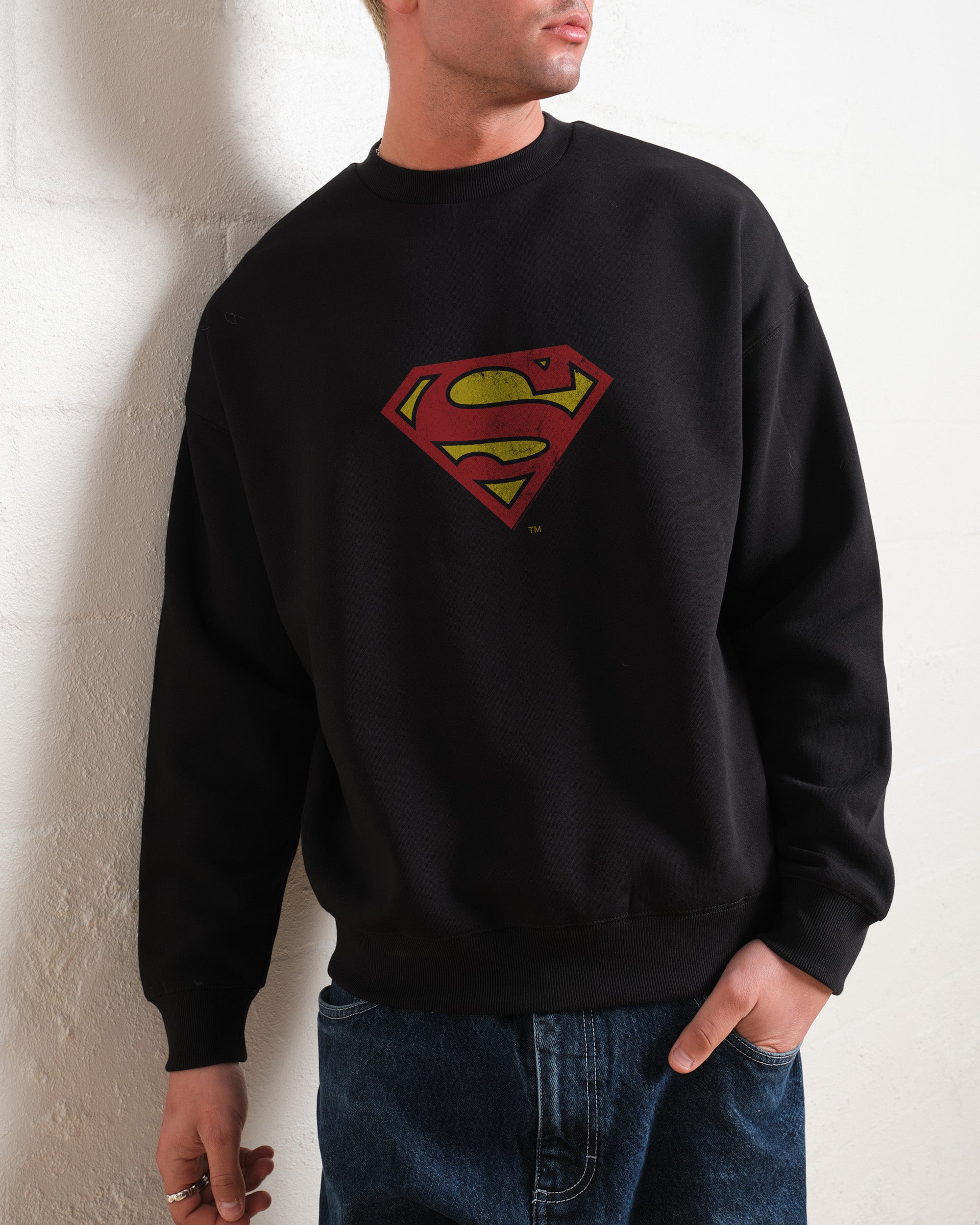 Superman Classic Logo Sweatshirt Australia Online Threadheads