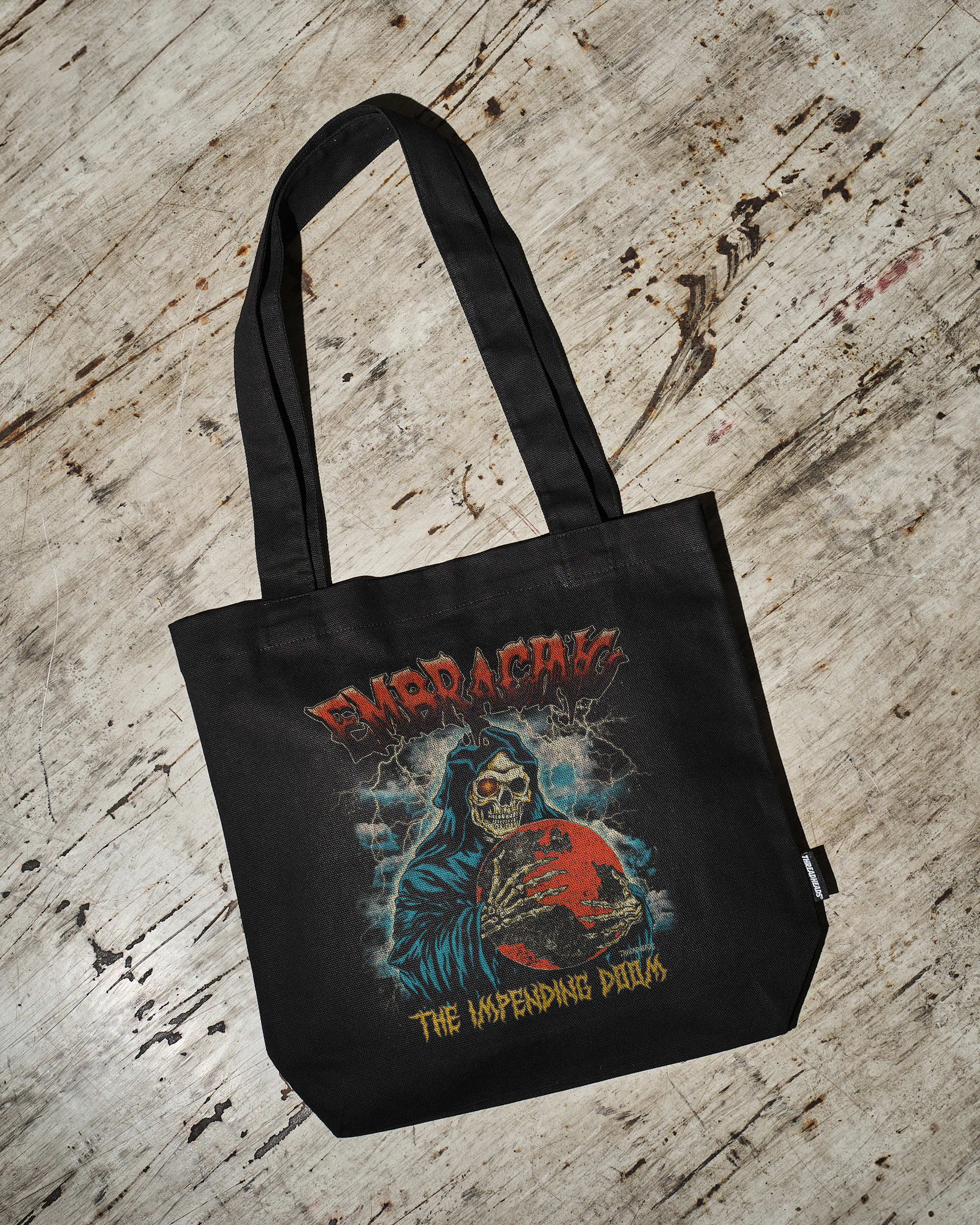Embracing The Impending Doom Tote Bag Australia Online Black