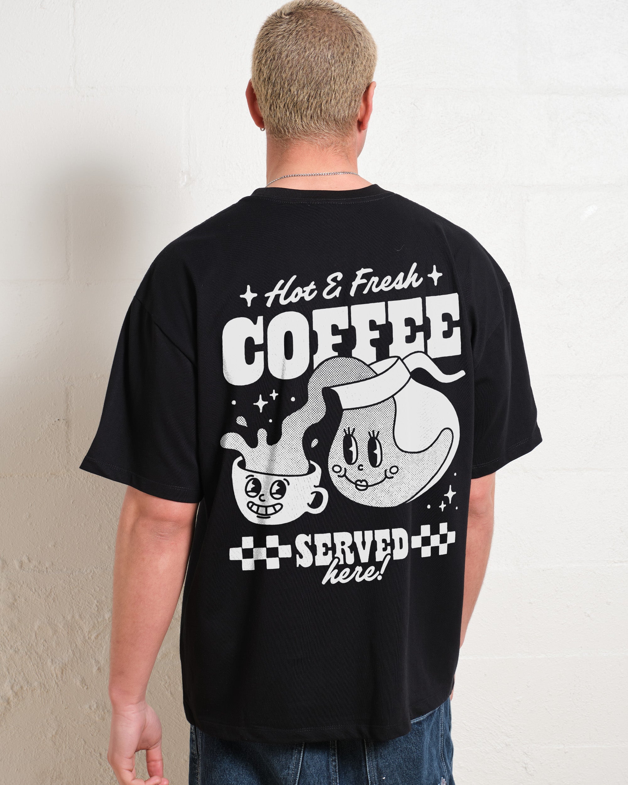 Hot & Fresh Coffee Oversized Tee Online Australia