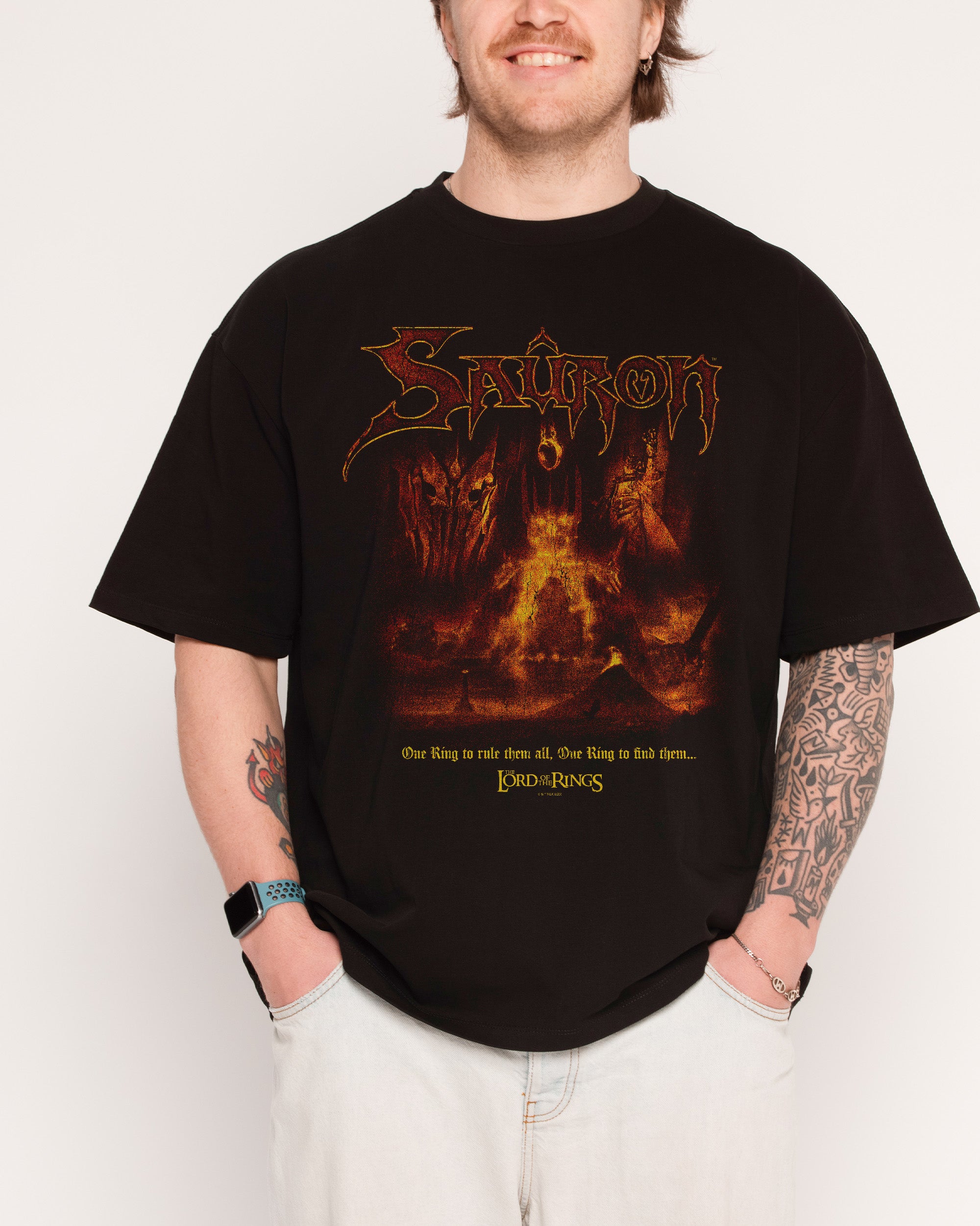 Dark Lord Sauron Oversized Tee Australia Threadheads Online