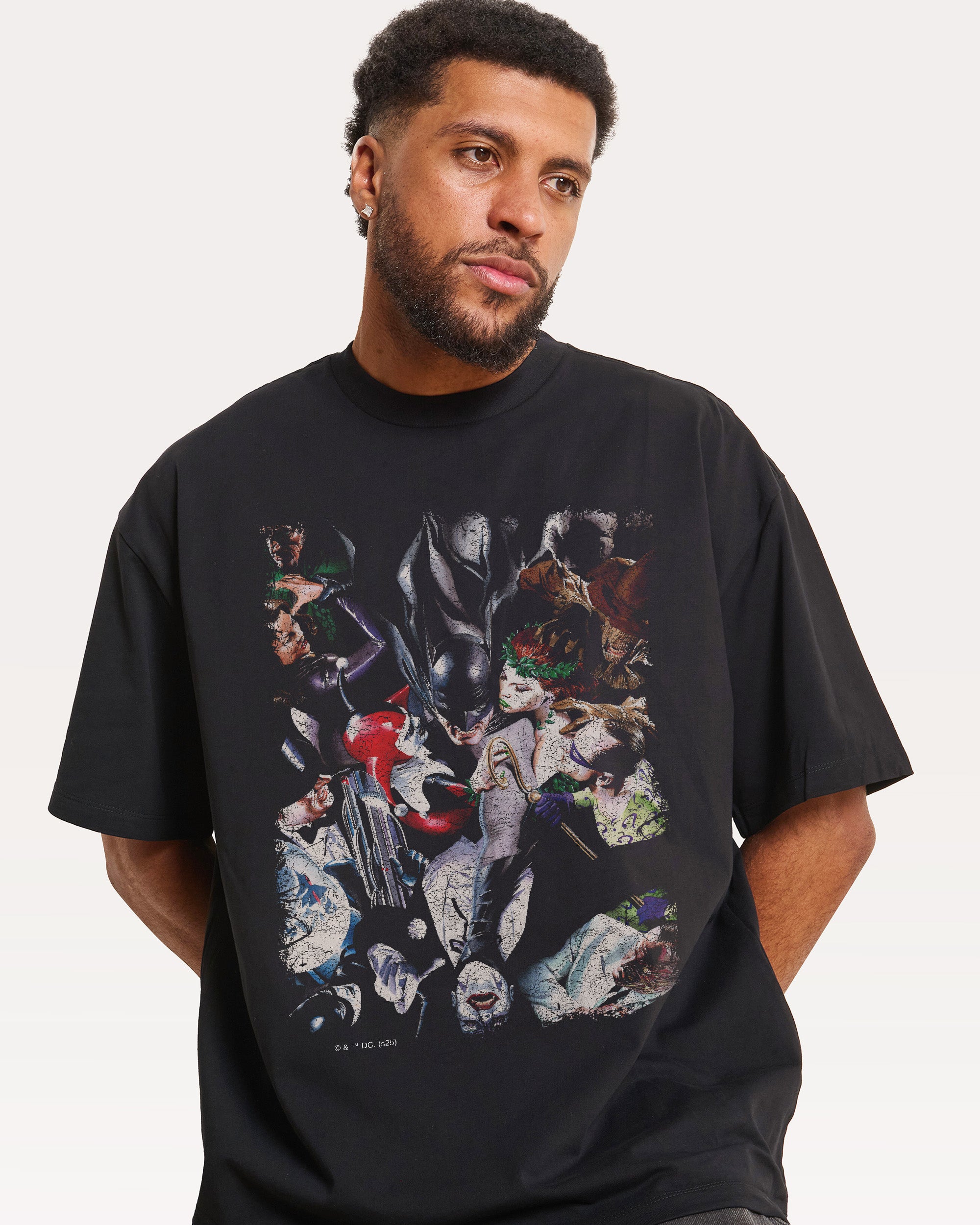 Batman Villains Compilation Oversized Tee Threadheads Australia Online