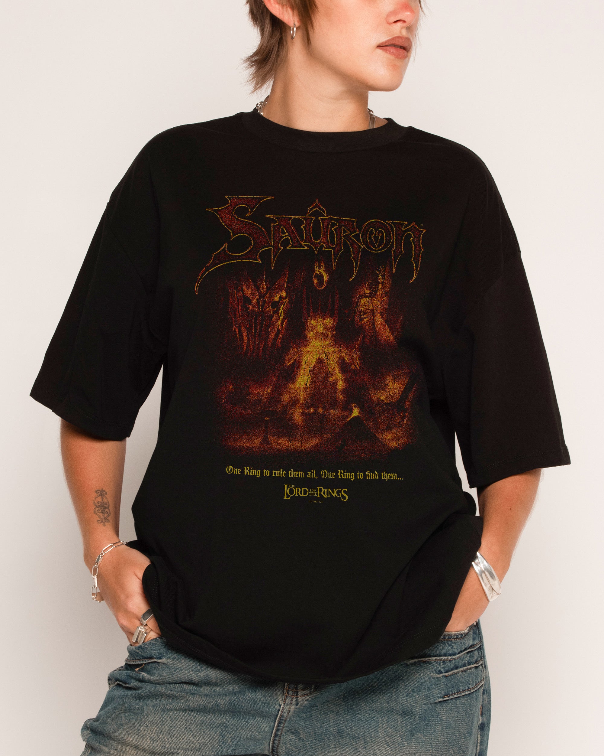 Dark Lord Sauron Oversized Tee Australia Threadheads Online