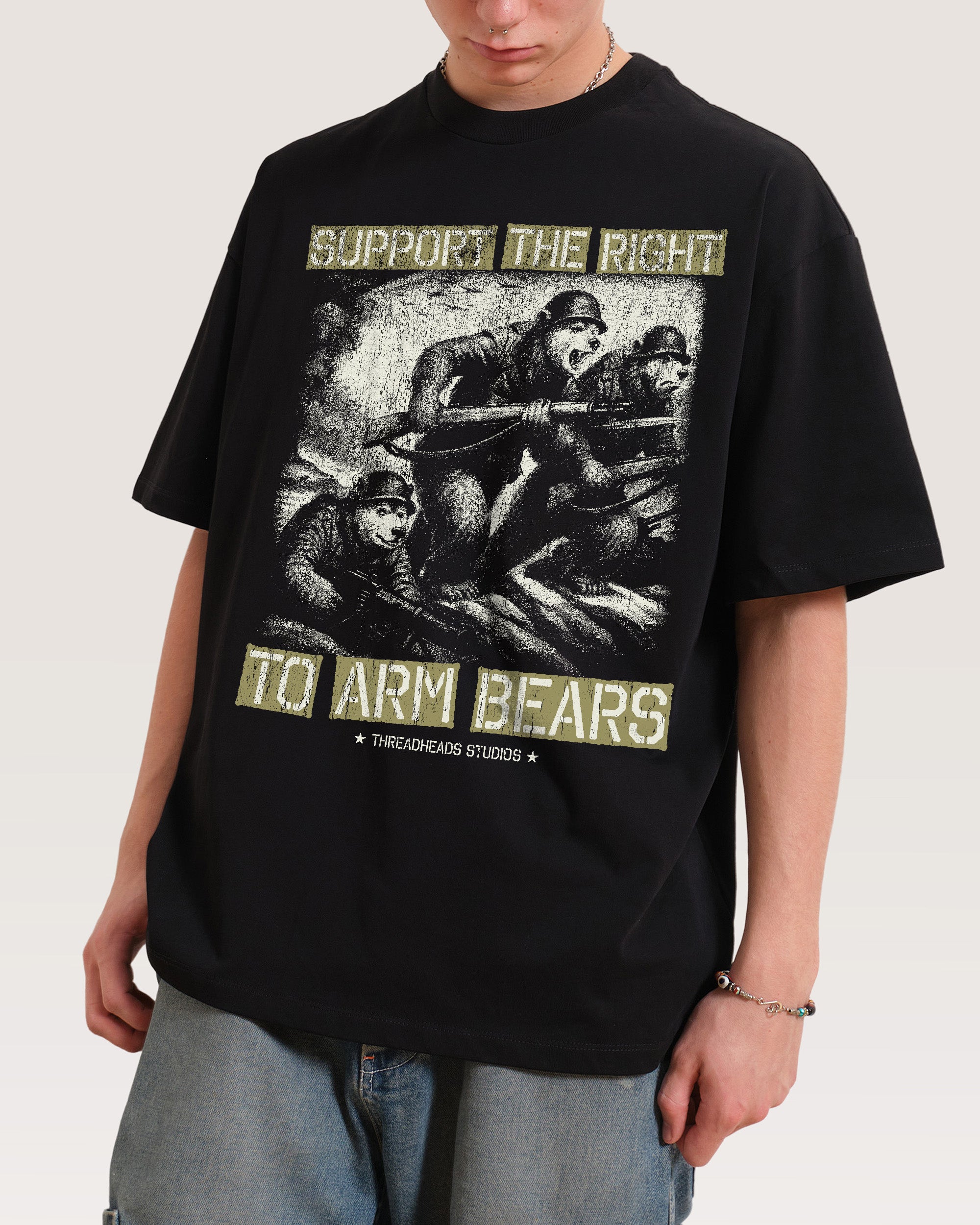 Arm Bears Oversized Tee Australia Threadheads Online