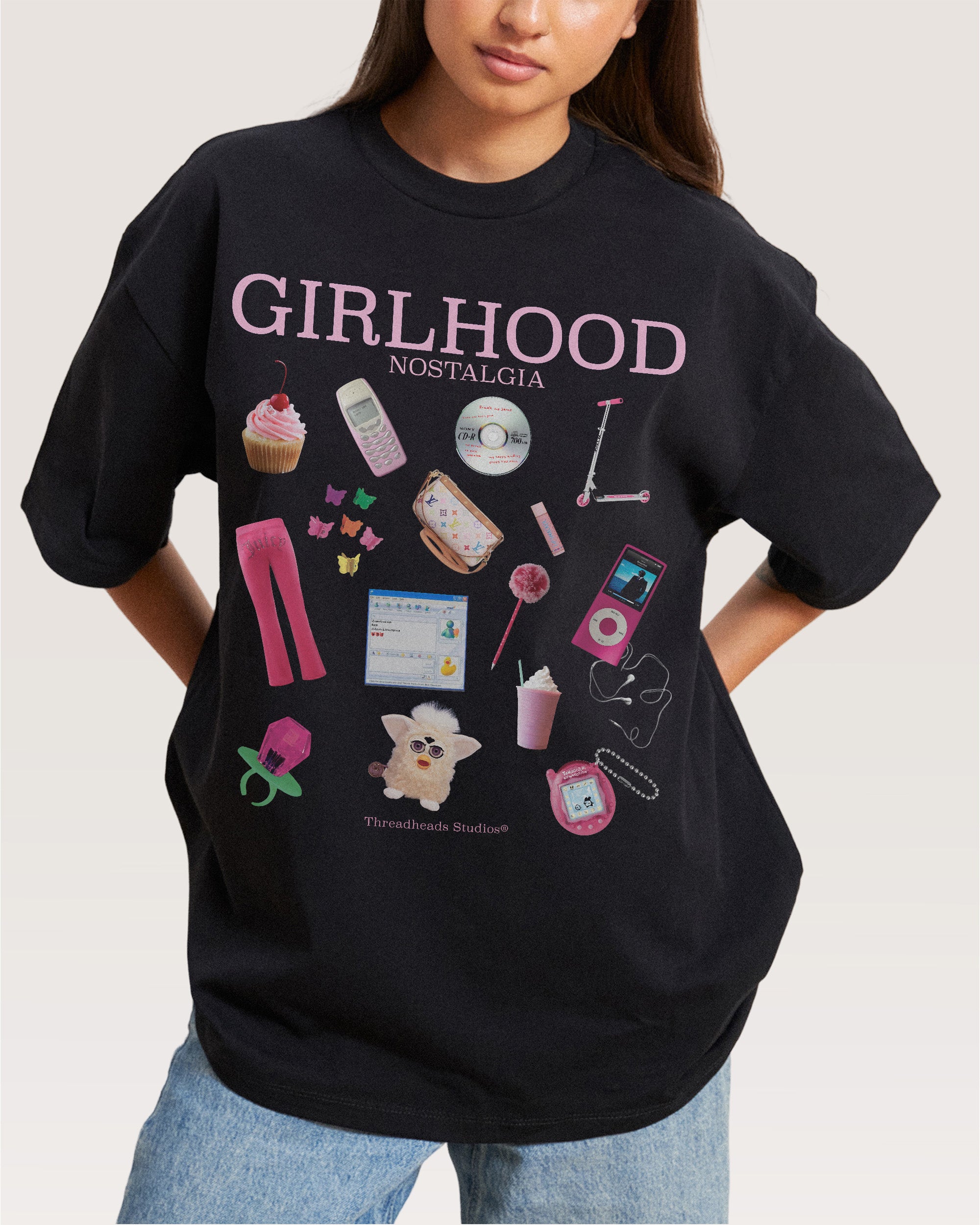 Girlhood Nostalgia Oversized Tee Threadheads Australia Online