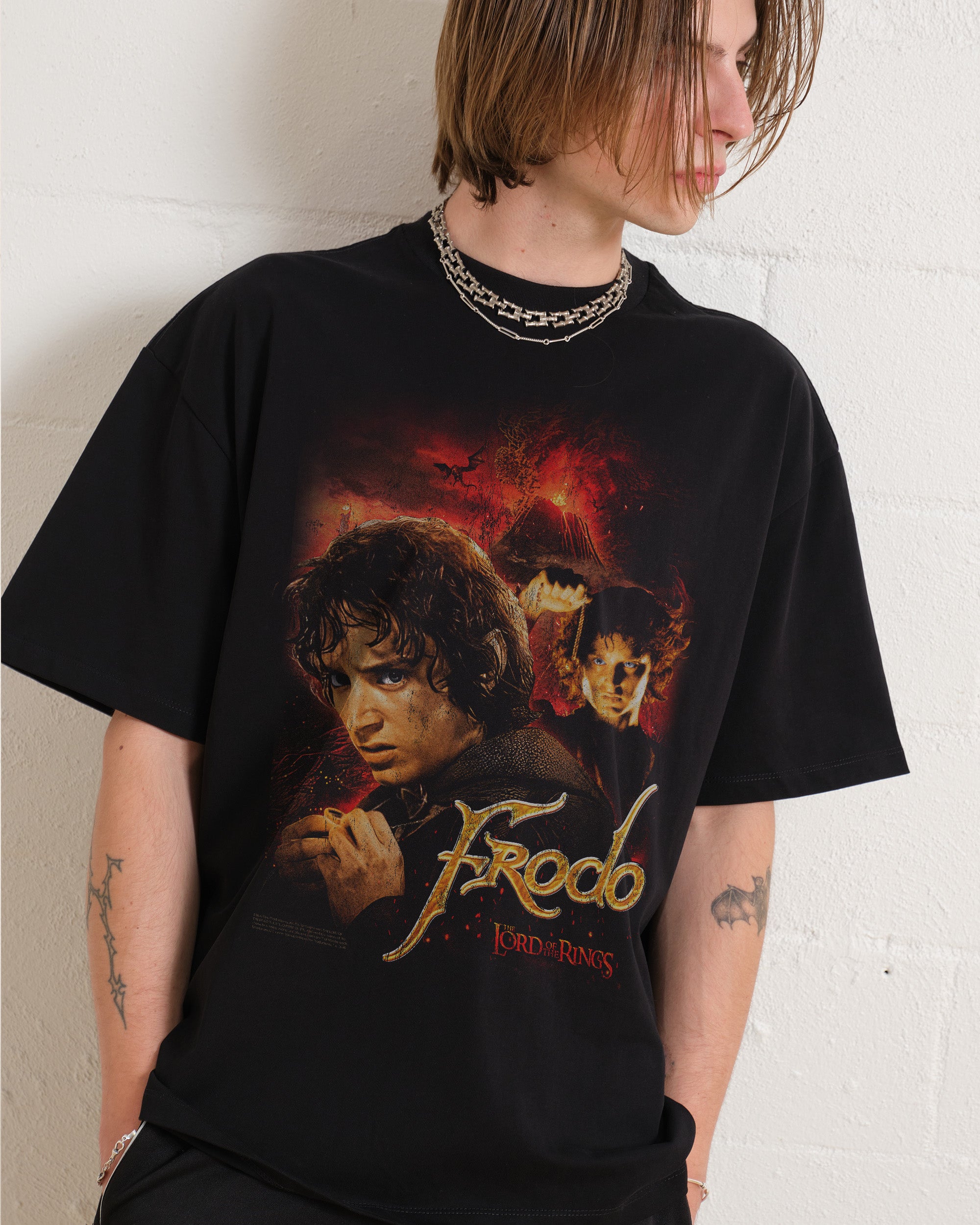 Vintage Frodo Oversized Tee | Official Lord of the Rings Merch Vintage Frodo Oversized Tee | Official Lord of the Rings Merch