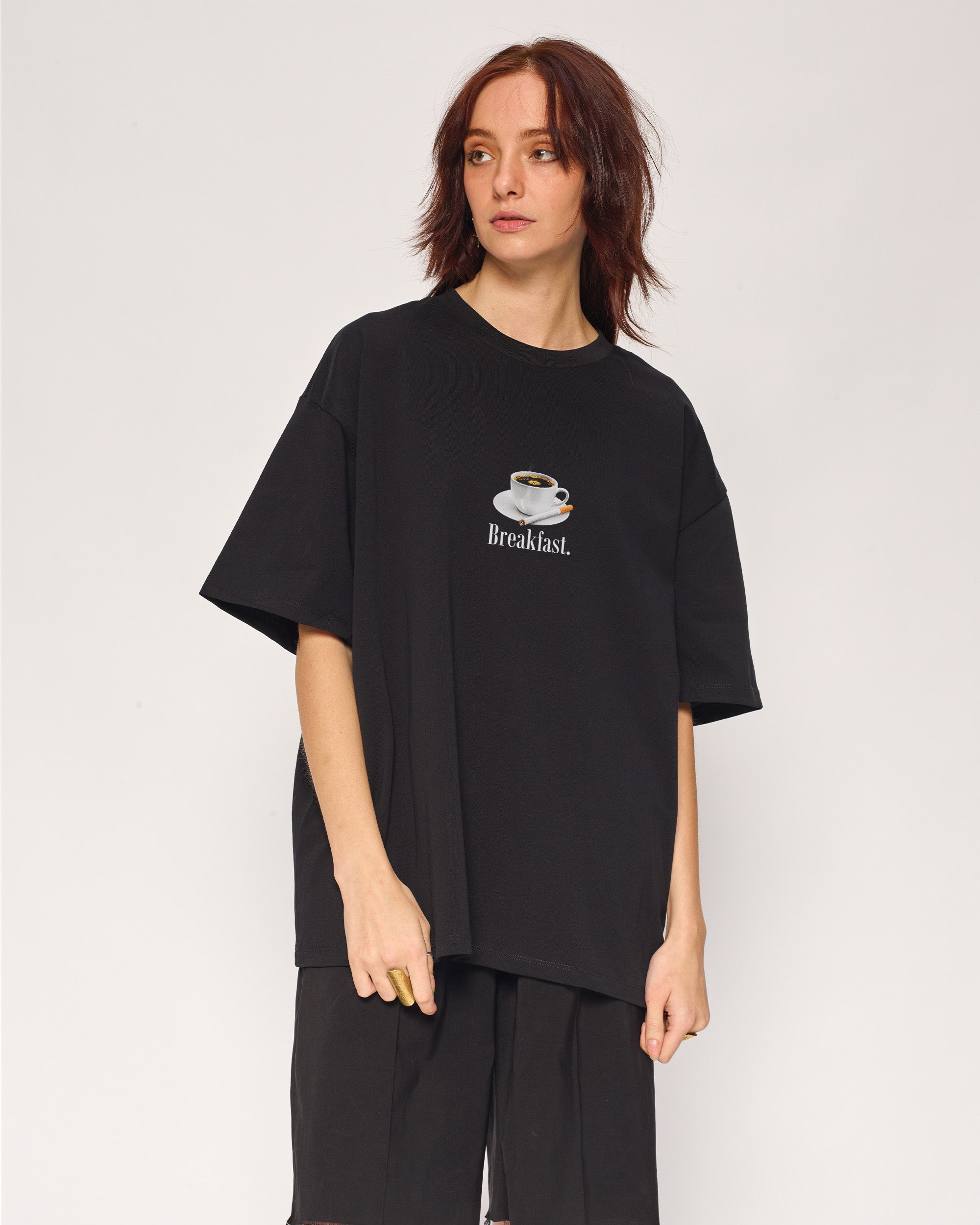Breakfast Coffee Oversized Tee