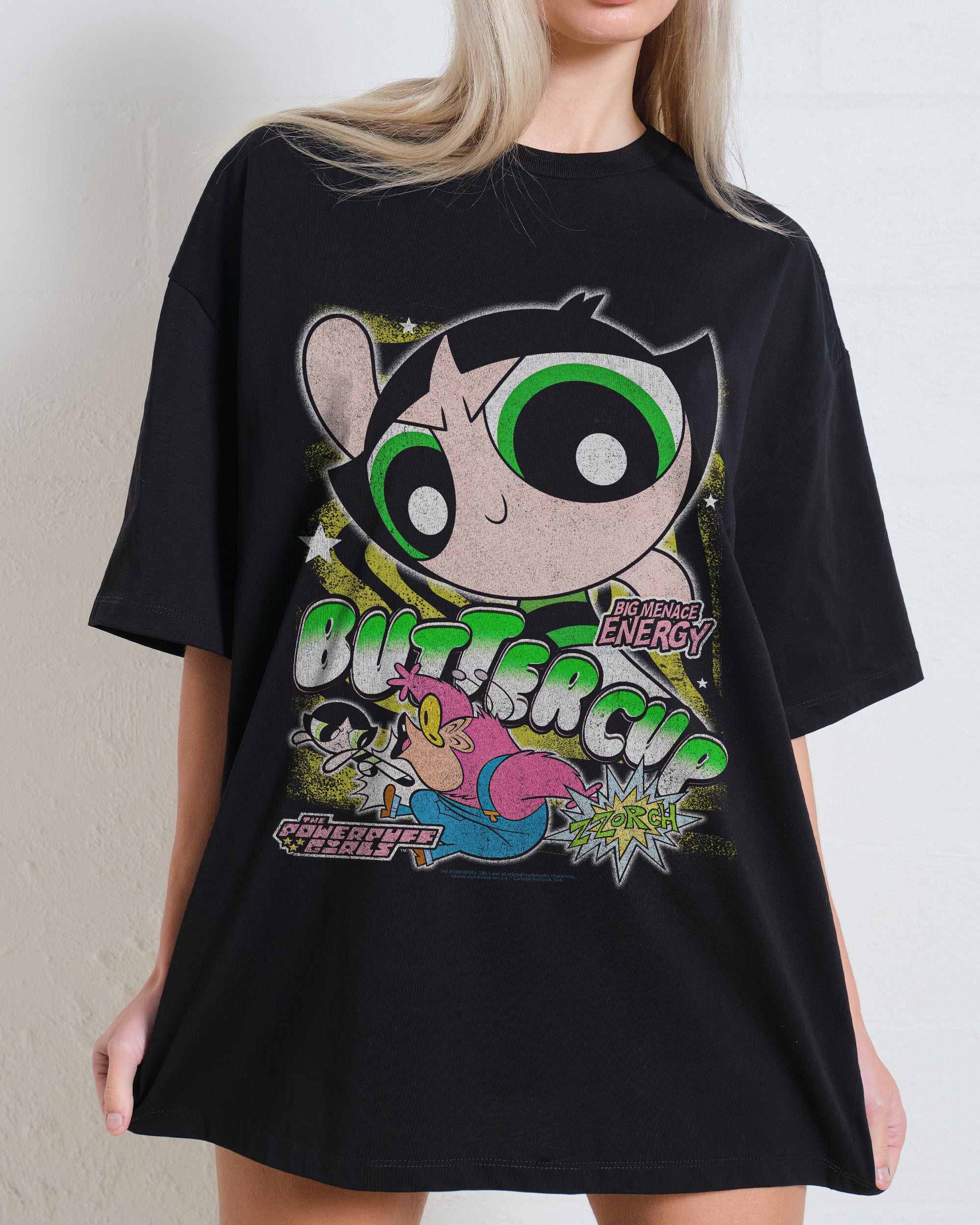 Graphic Tshirt Powerpuff Girls Buttercup Shirt Official Powerpuff
