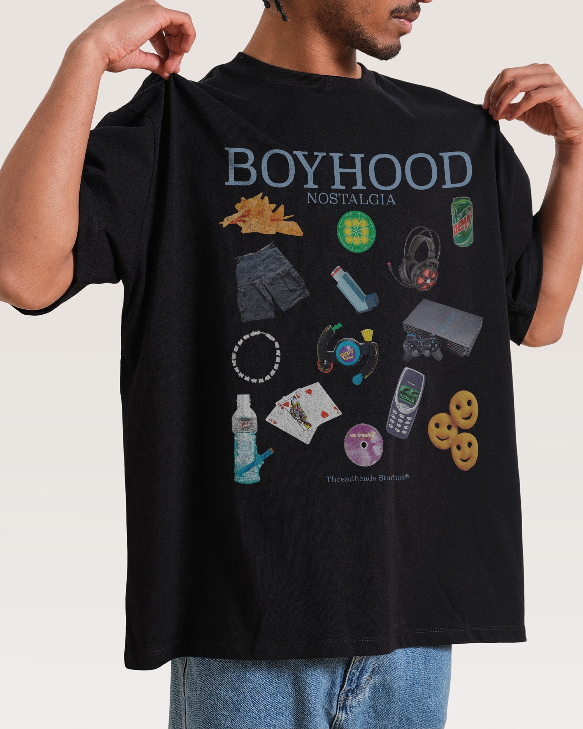 Boyhood Nostalgia Oversized Tee Threadheads Australia Online