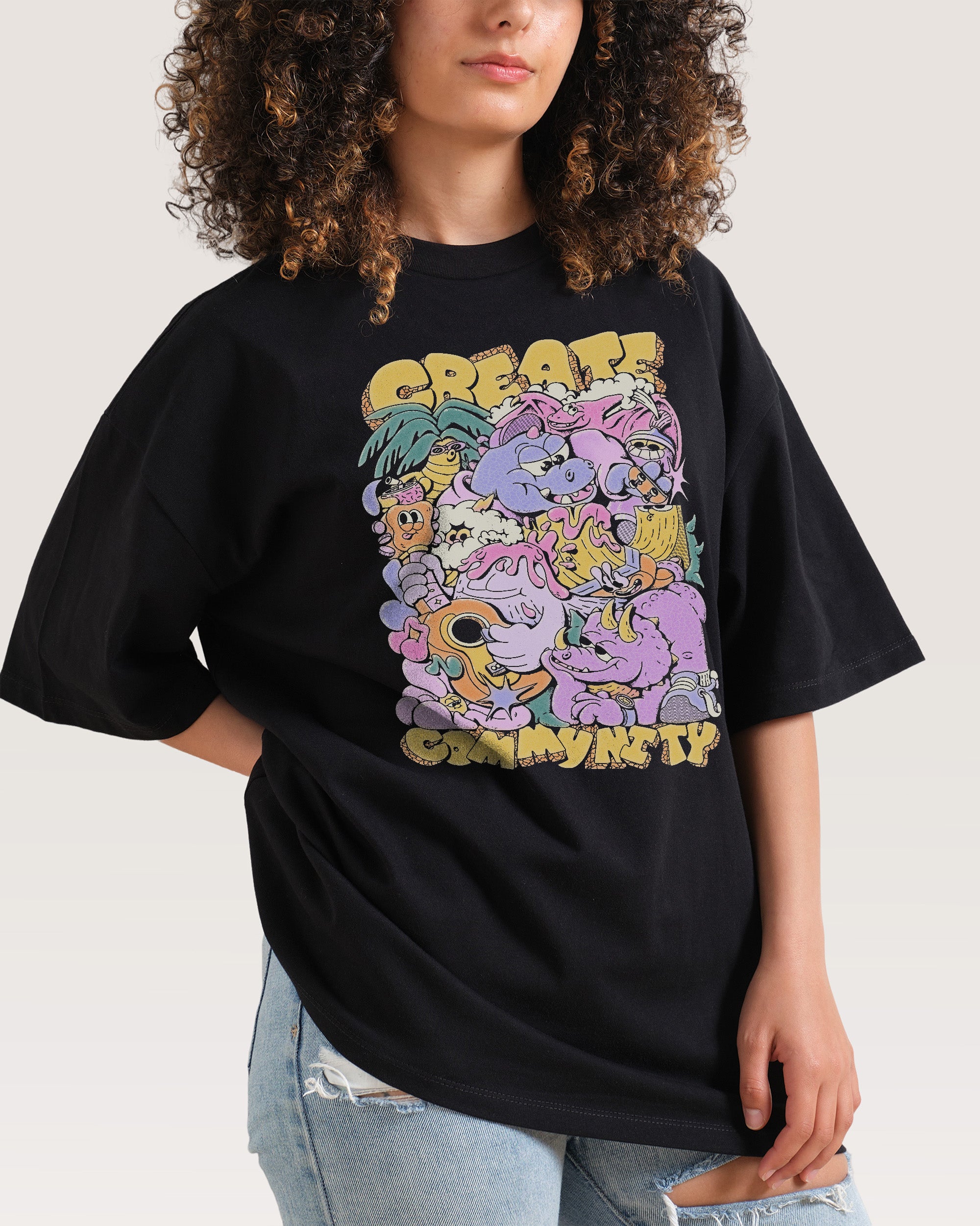 Create Community Oversized Tee