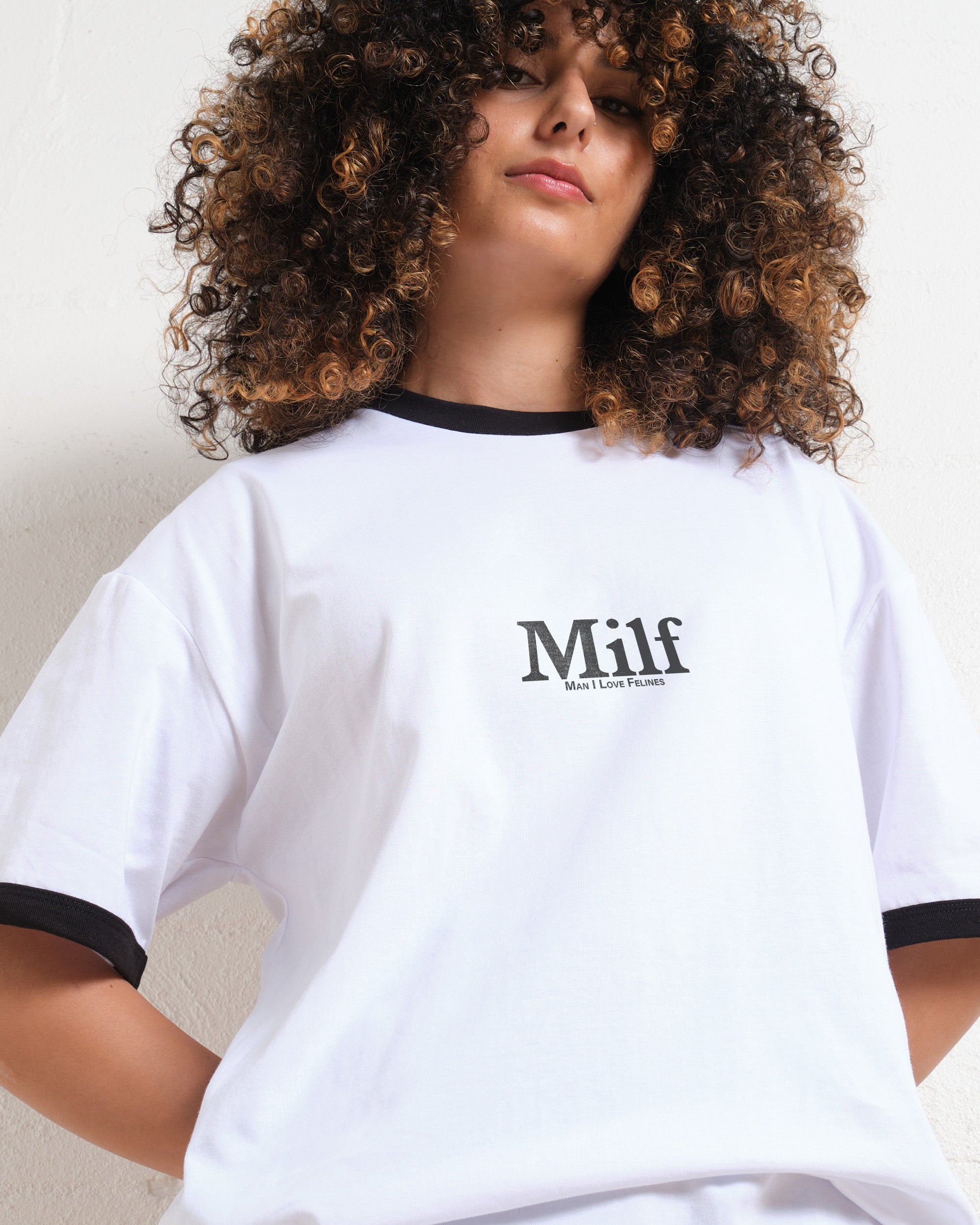 Man I Love Felines Front and Back T-Shirt Australia Online