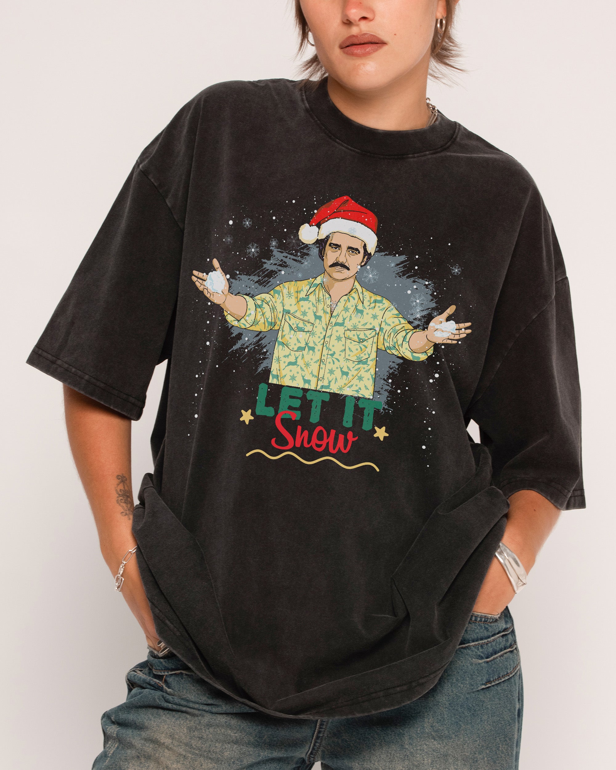 Let it Snow Wash Tee