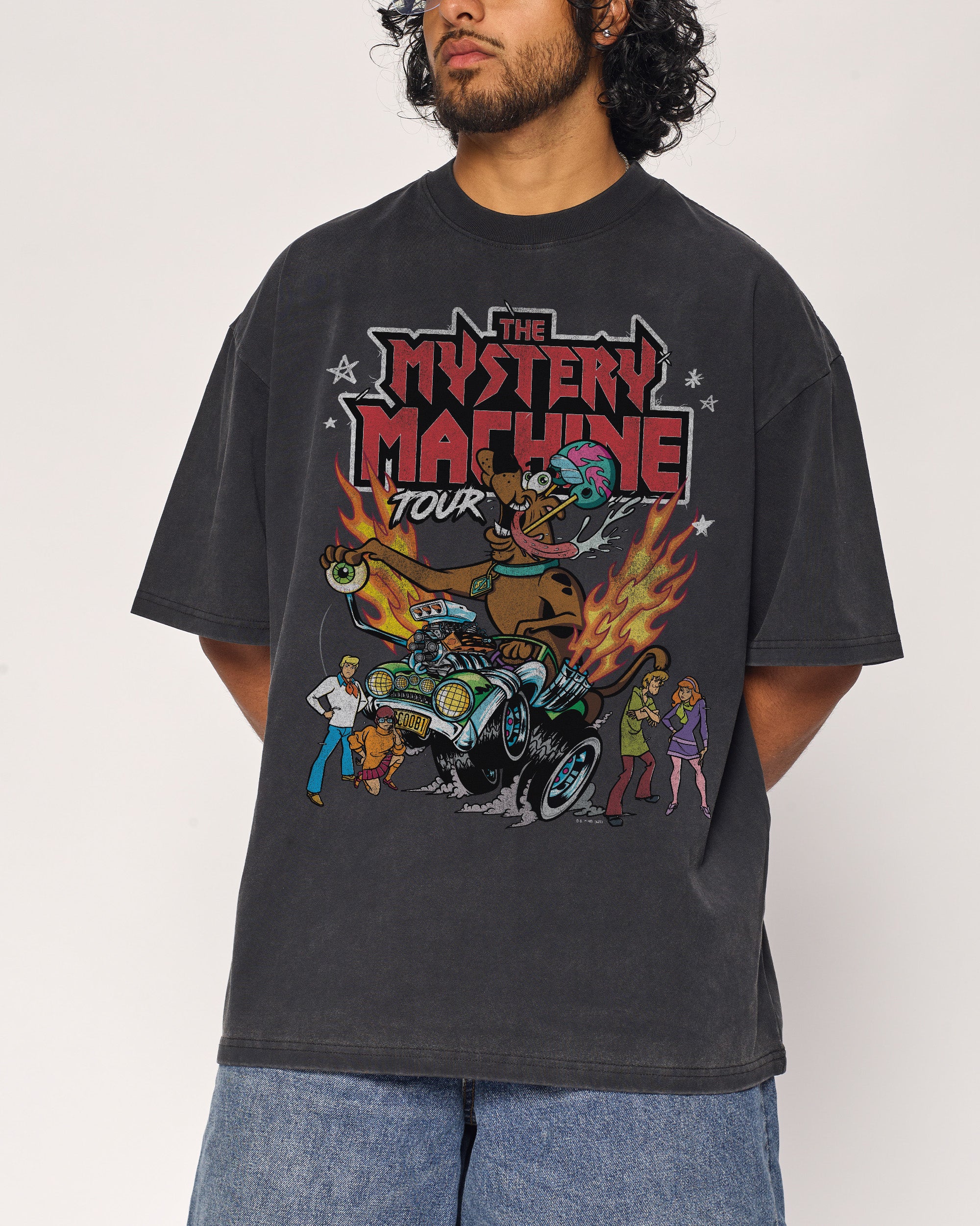 The Mystery Machine Tour Oversized Tee | Official Scooby-Doo