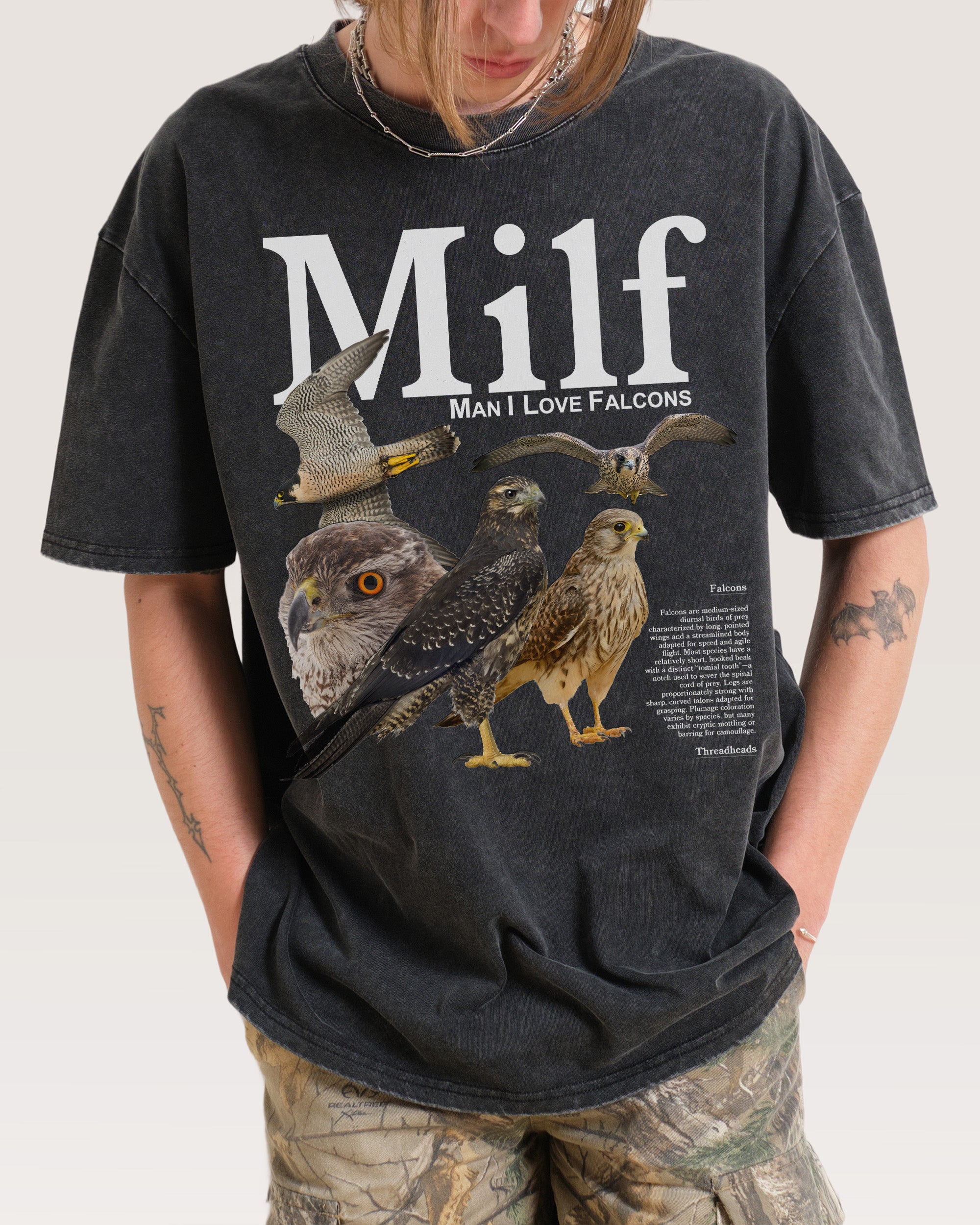 Man I Love Falcons Wash Tee