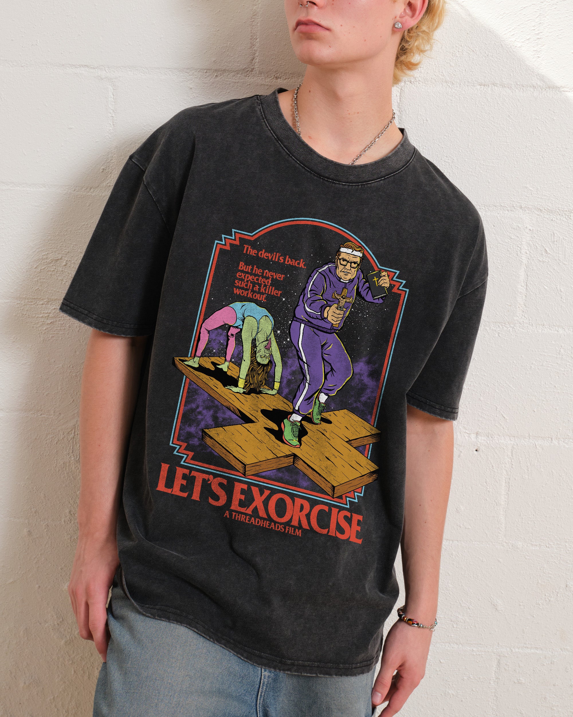 Let's Exorcise Wash Tee Australia Online