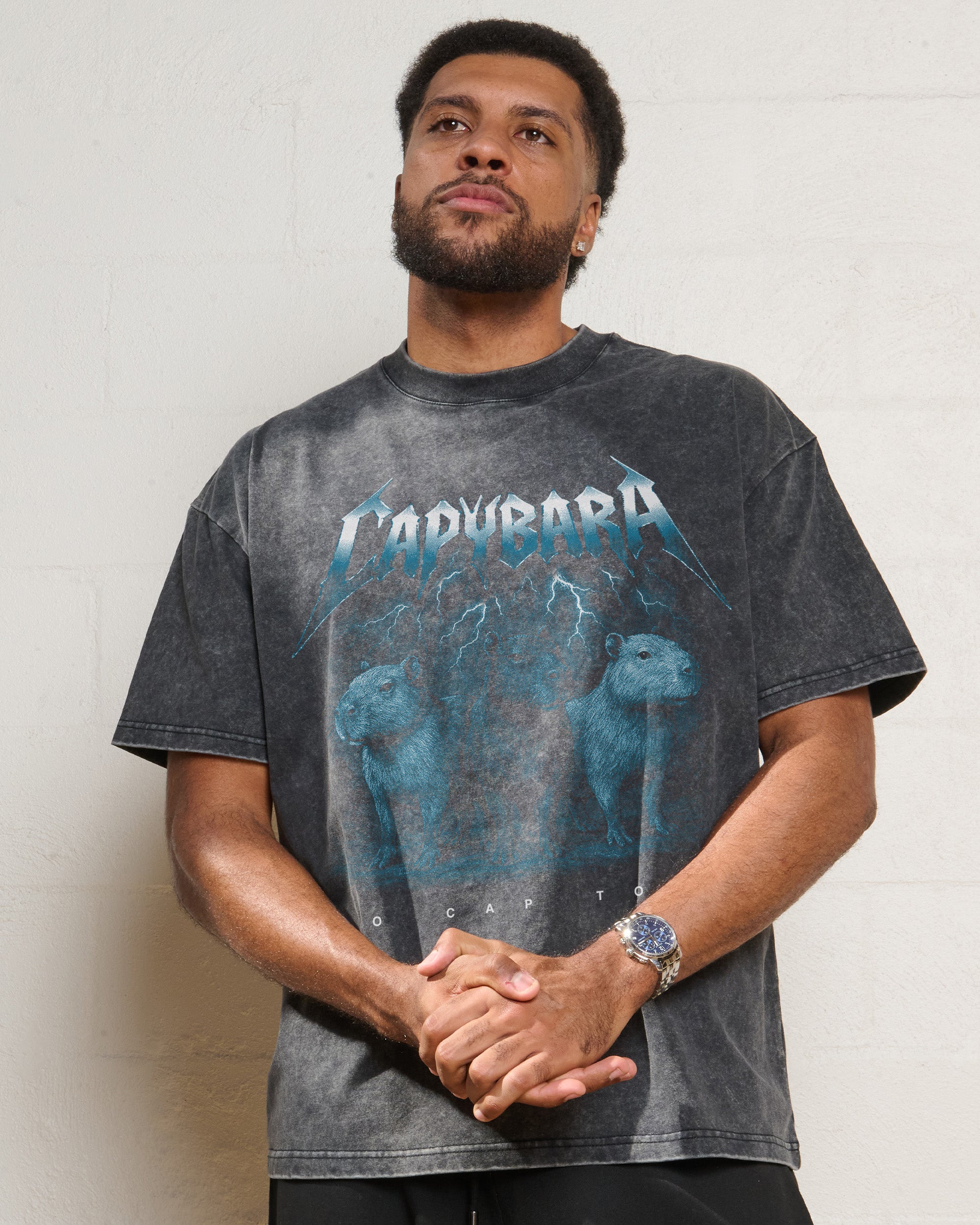 Capybara No Cap Tour Wash Tee