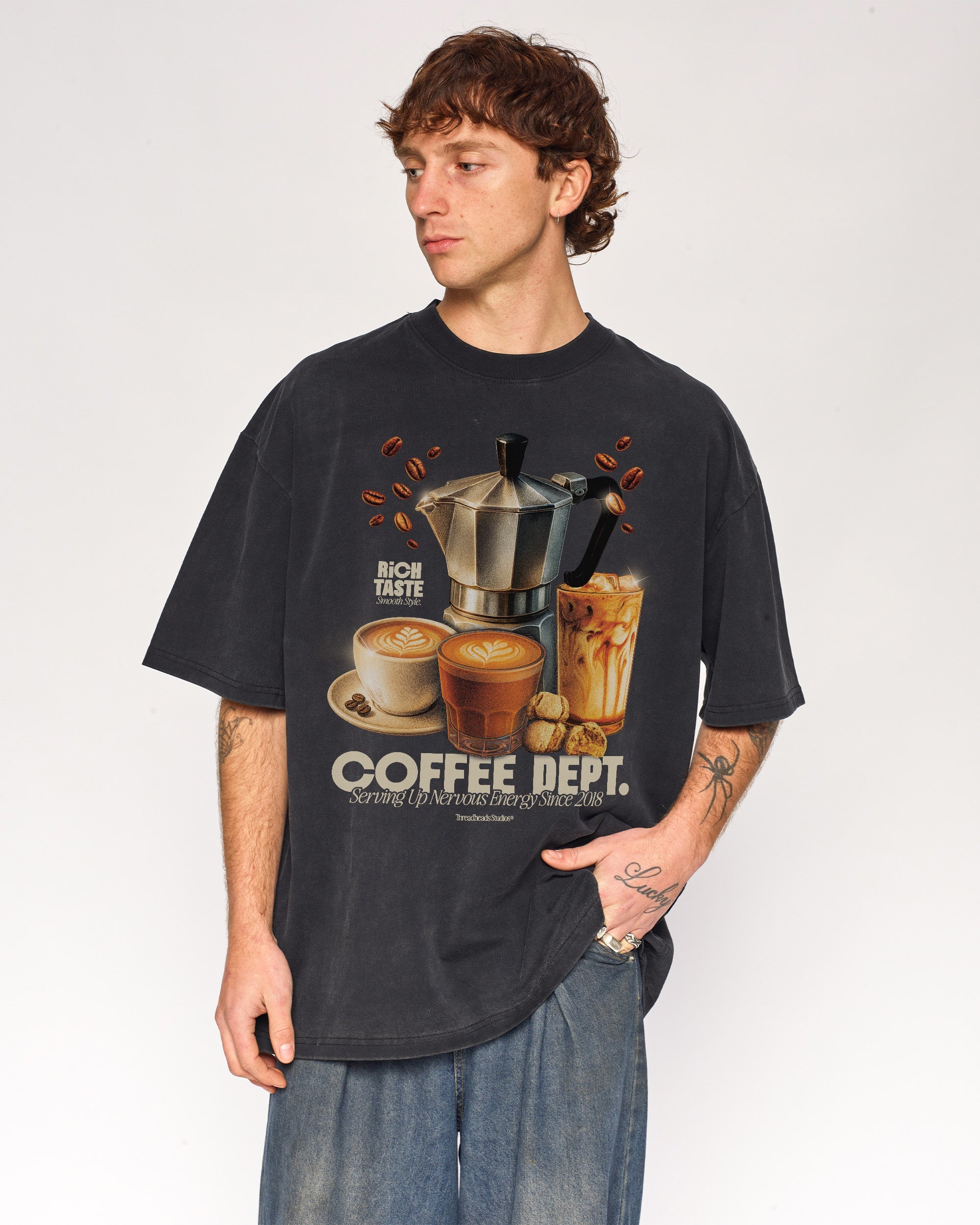 Coffee Dept Wash Tee Threadheads Australia Online