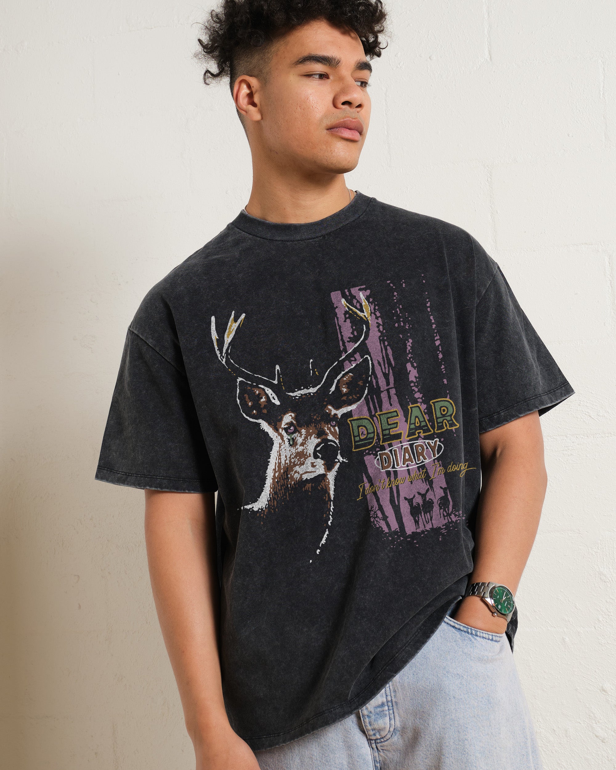 Dear Diary Wash Tee Online Australia