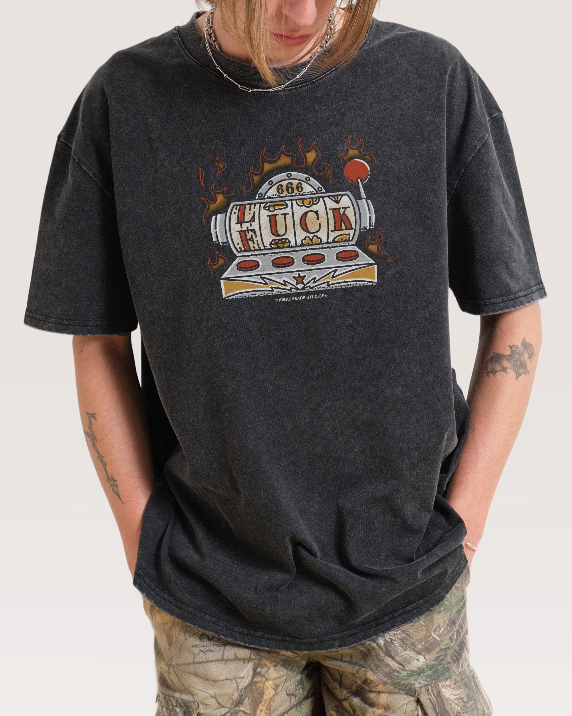 Lucky Slots Wash Tee Australia Threadheads Online