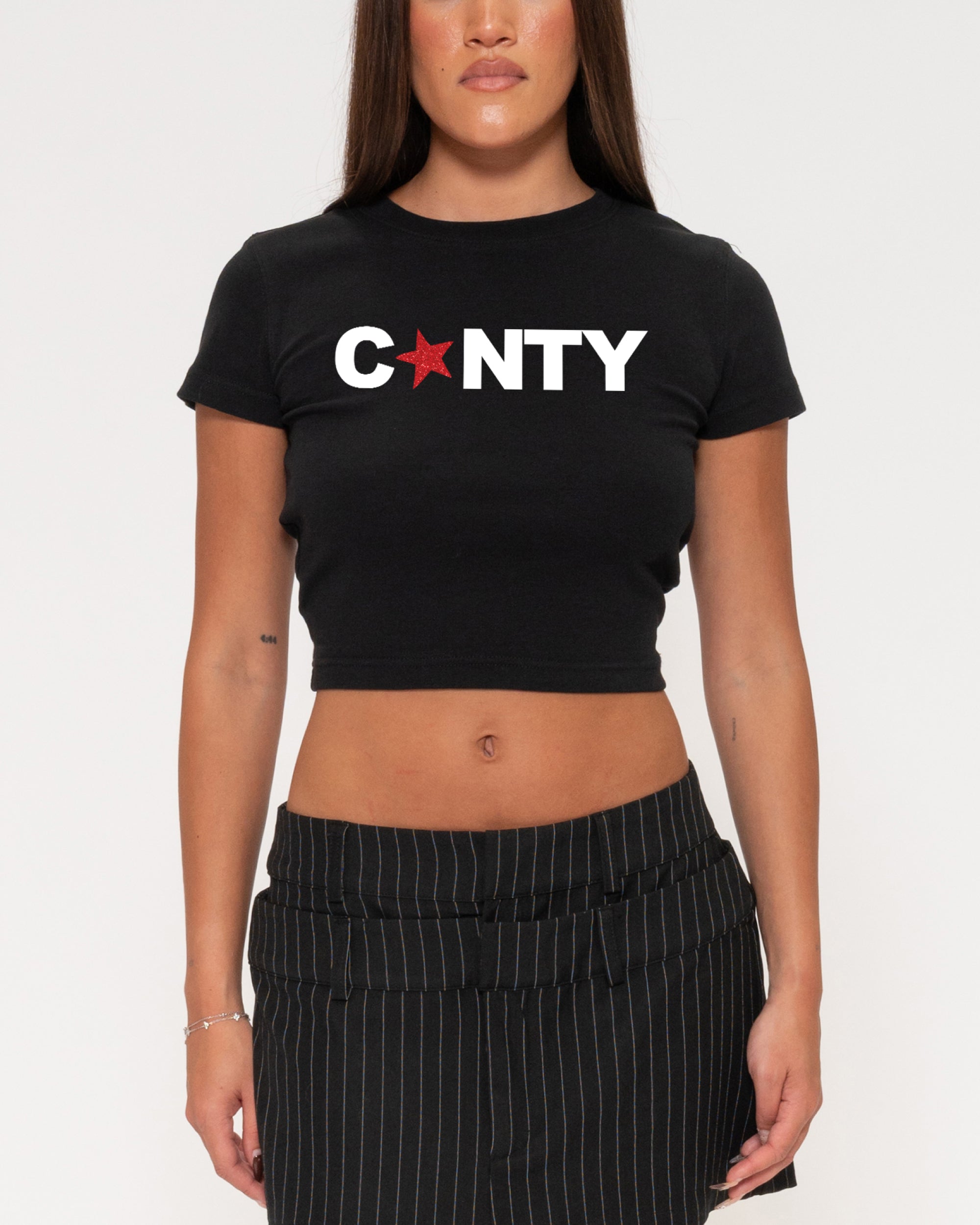 C*NTY Black Baby Tee