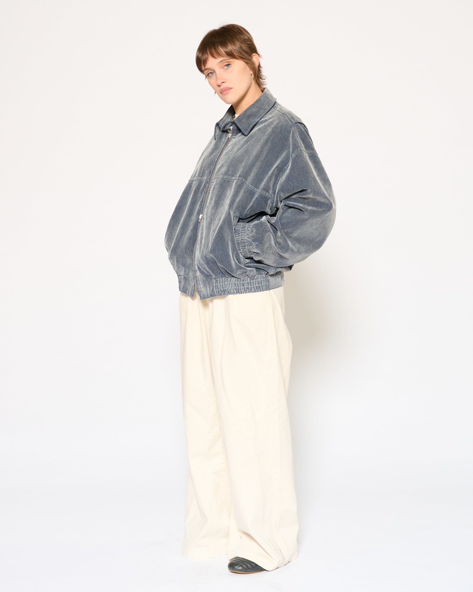 Archive Washed Bomber Jacket