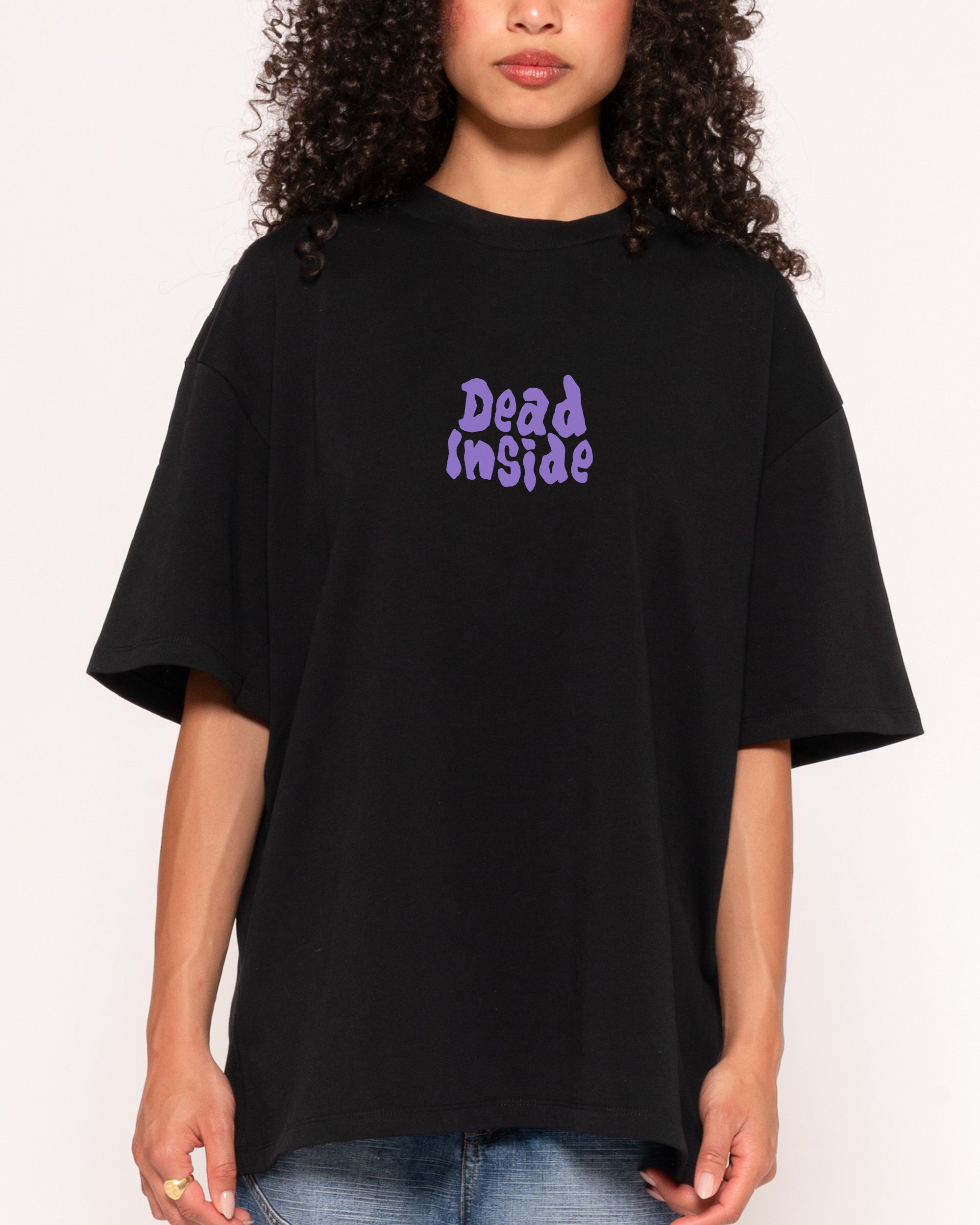 Dead Inside 26 Black Oversized Tee