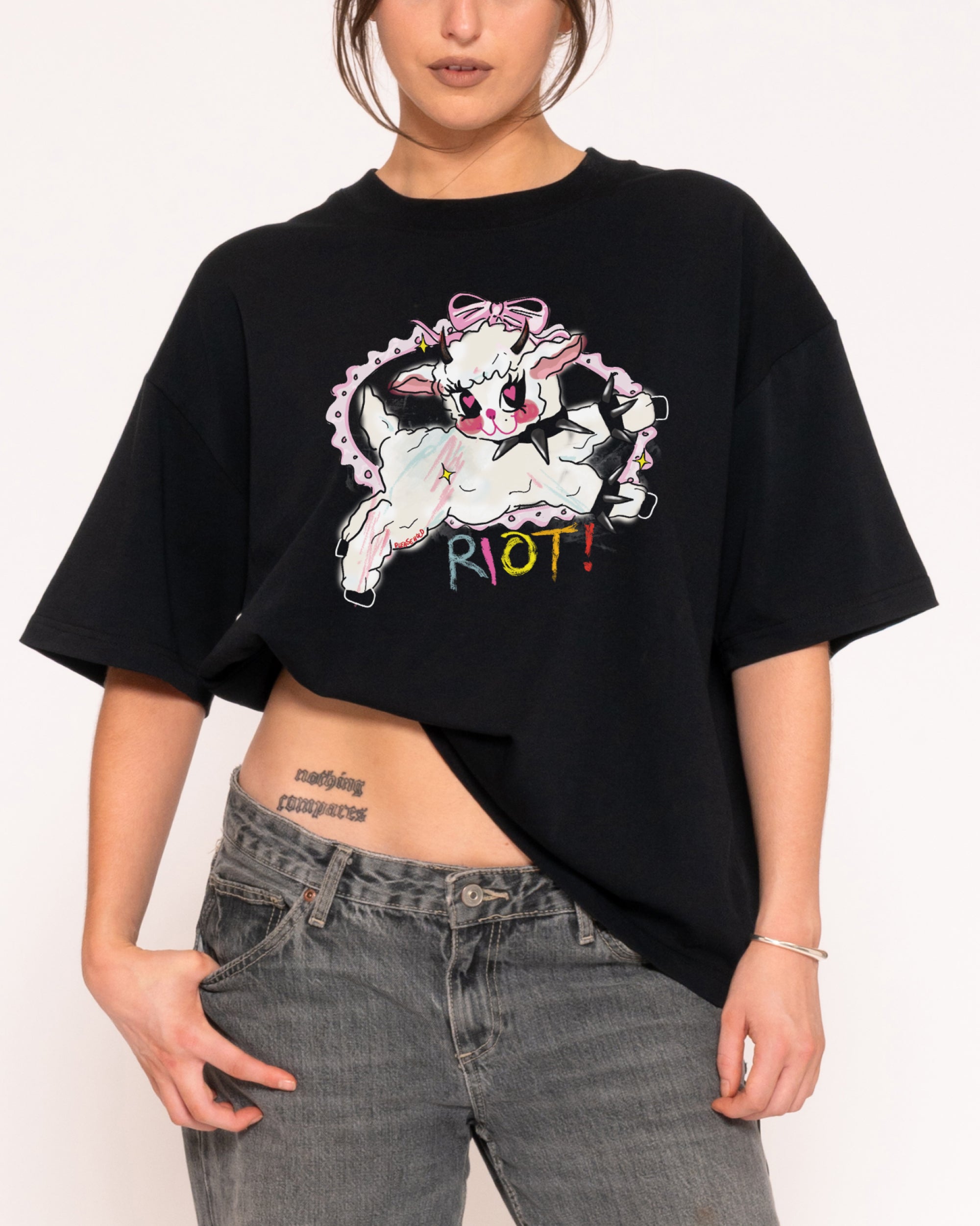 Riot Boxy Crop Tee