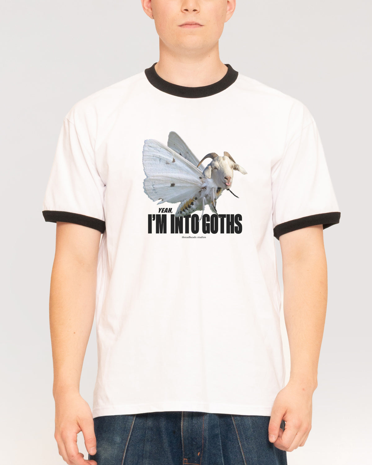 I’m Into Goths Black Ringer T-Shirt
