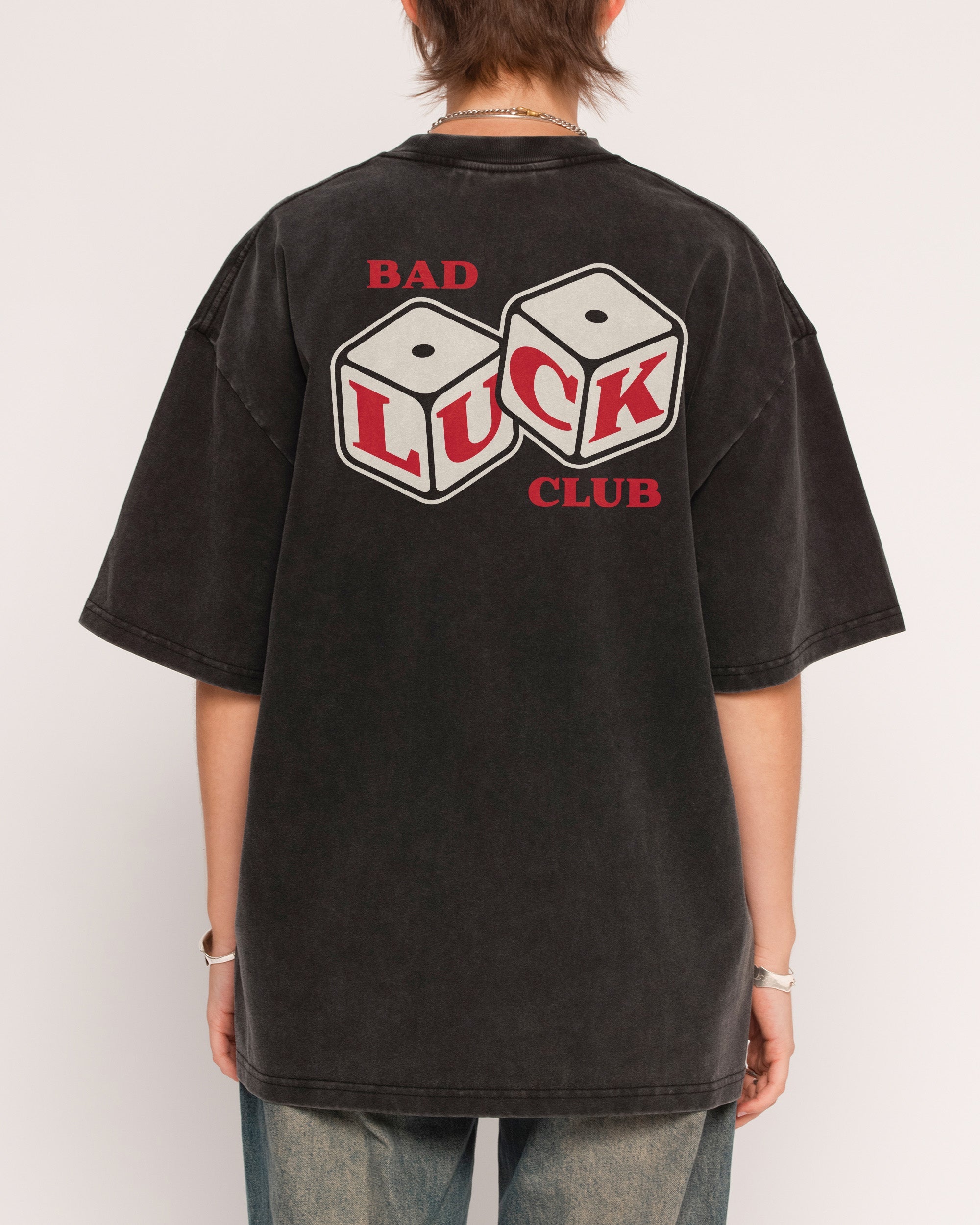 Bad Luck Club Black Wash Tee