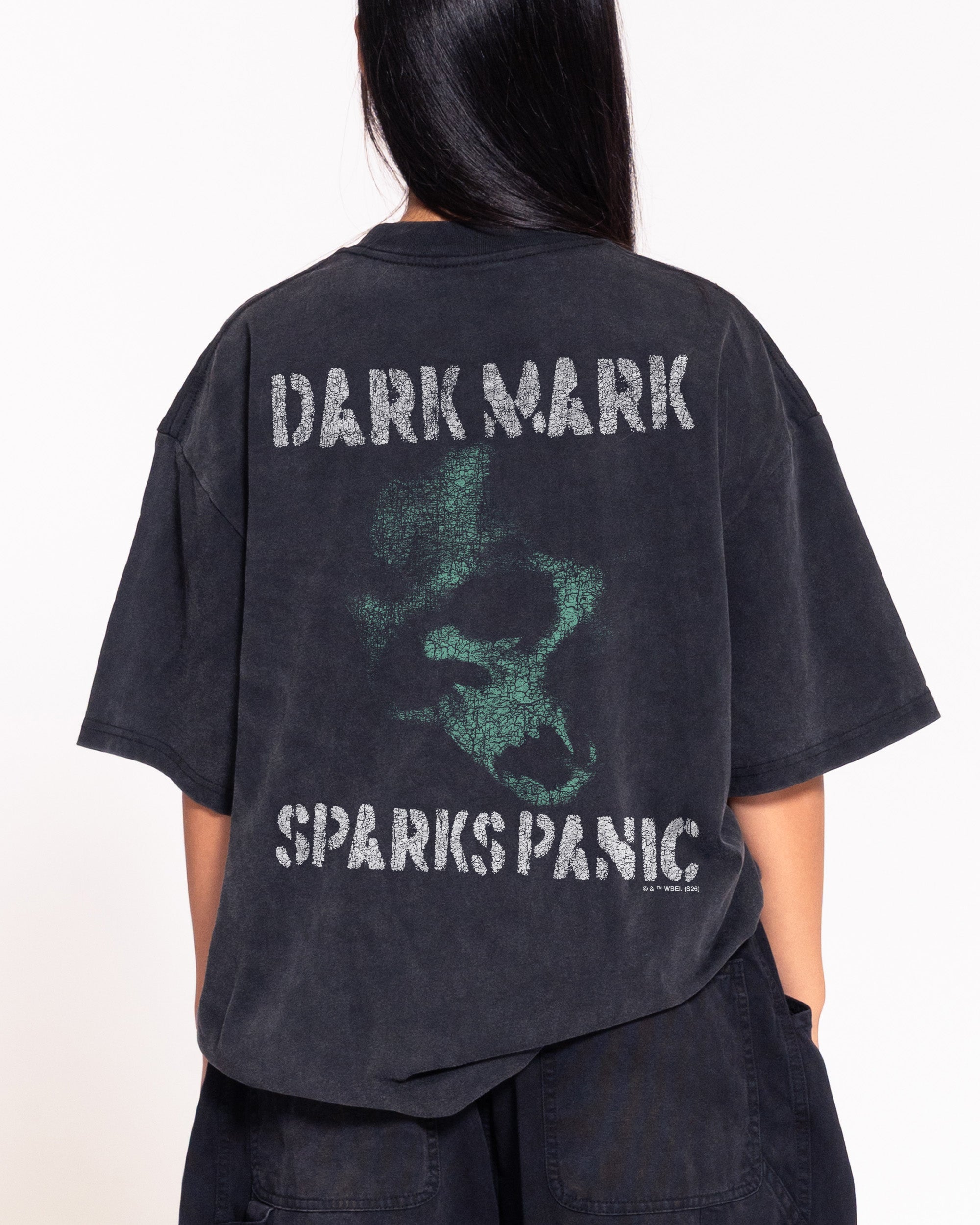 Death Eaters Black Oversized Tee