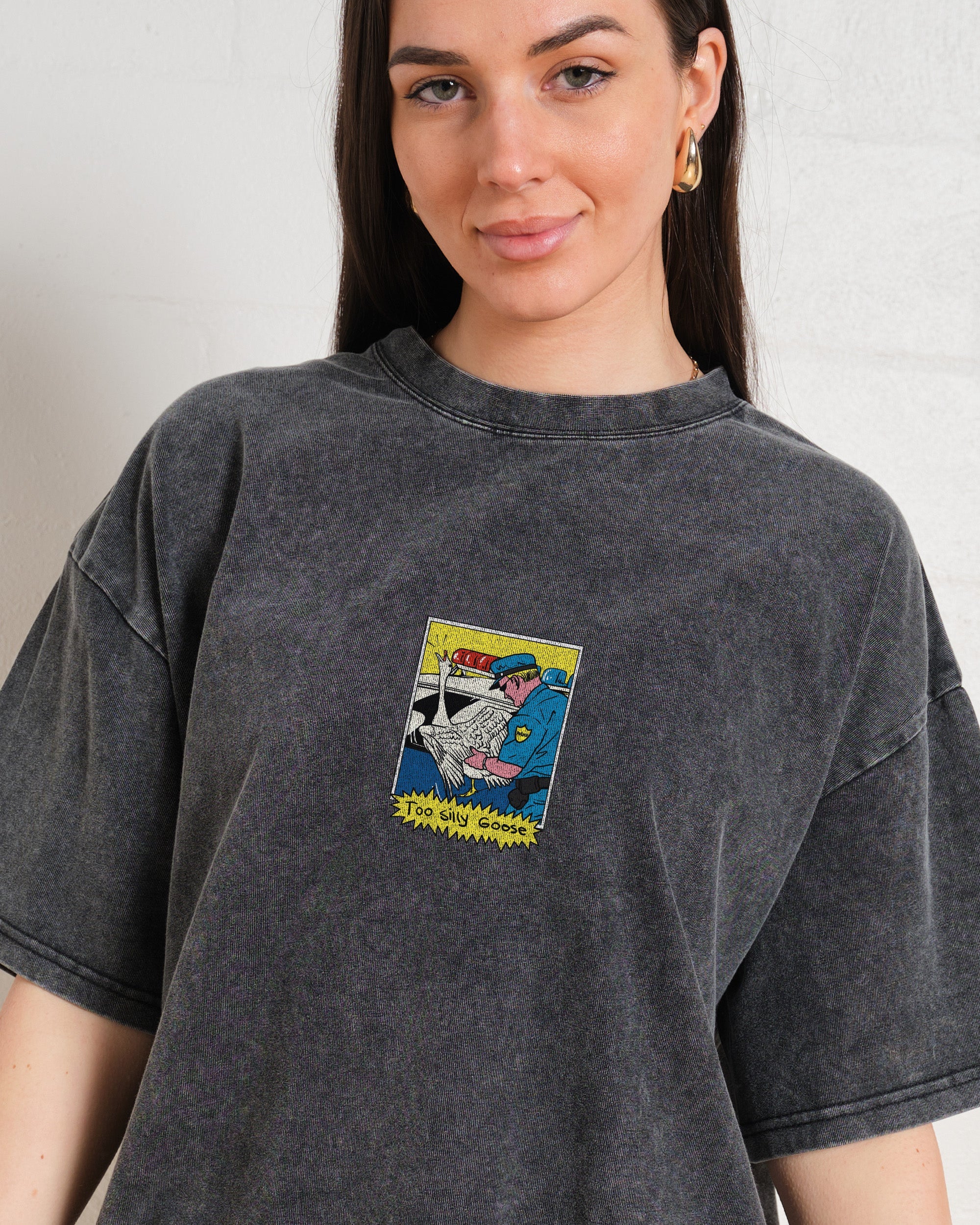 Too Silly Goose Oversized Tee