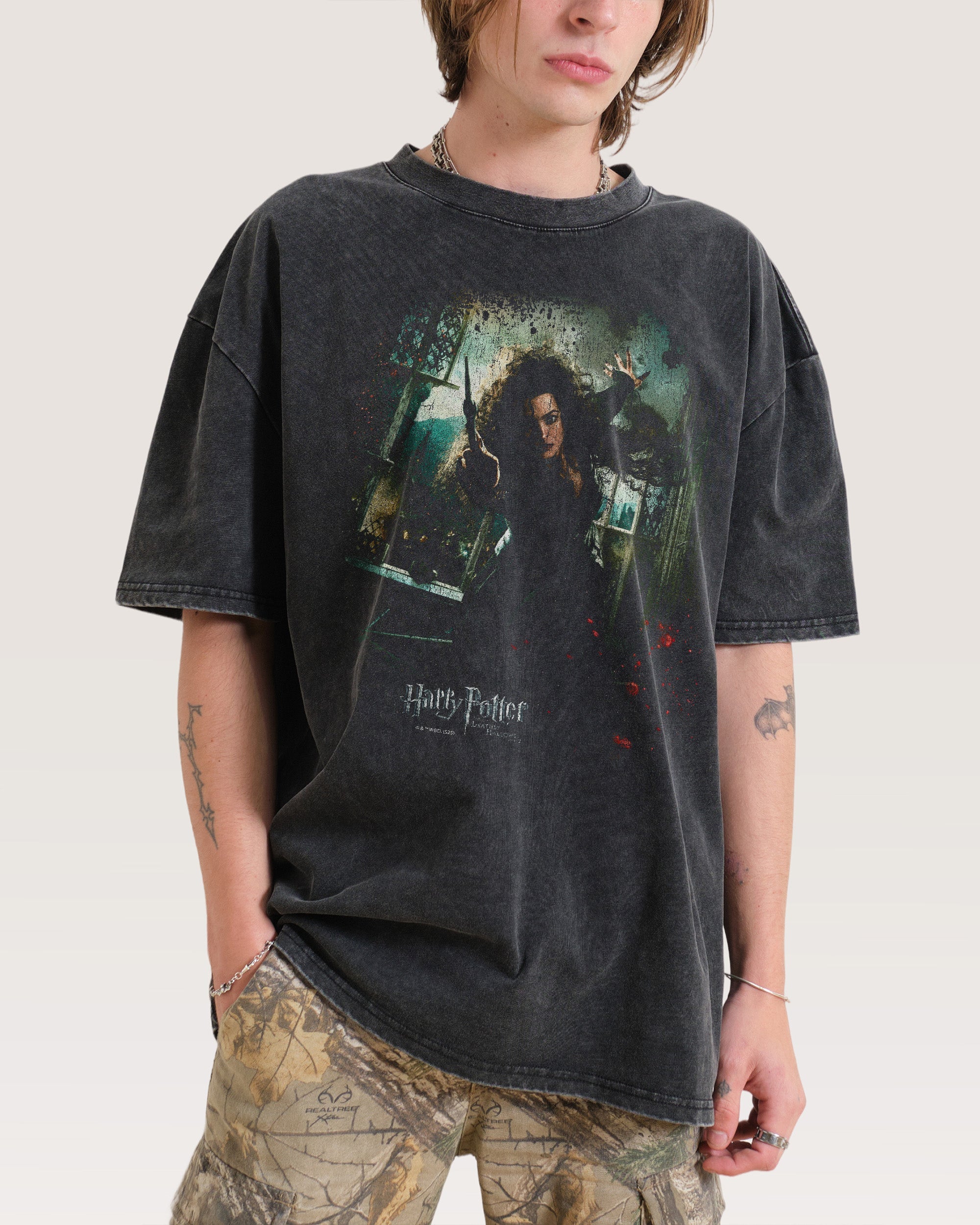 Bellatrix Black Wash Tee