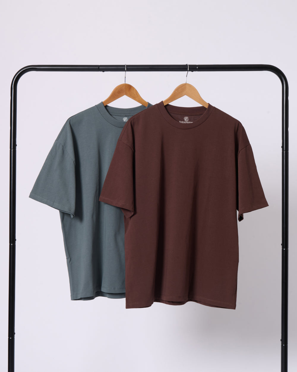Oversized Tee 2 Pack: Sage, Brown Online Australia
