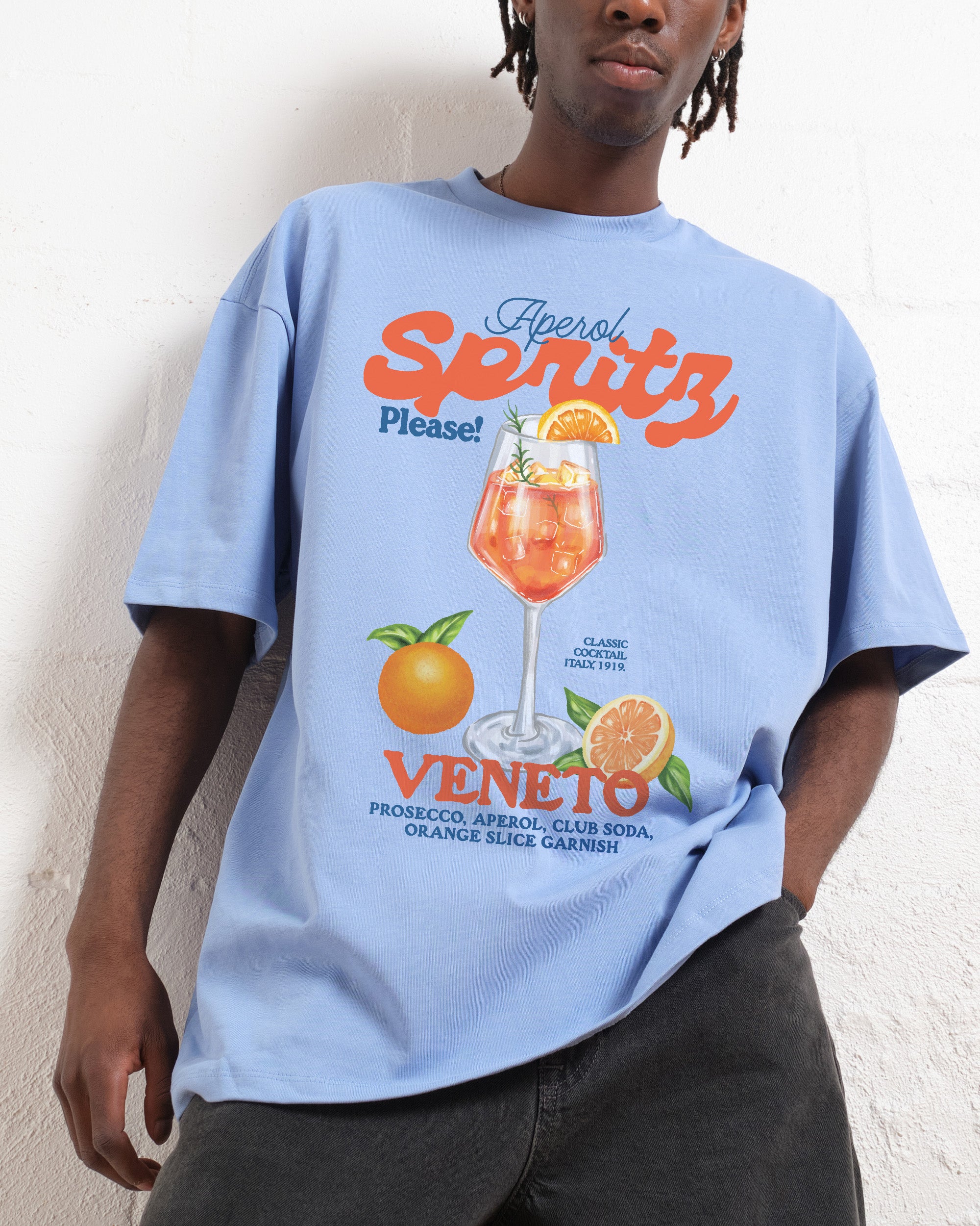 Aperol Spritz Please! Oversized Tee Online Australia