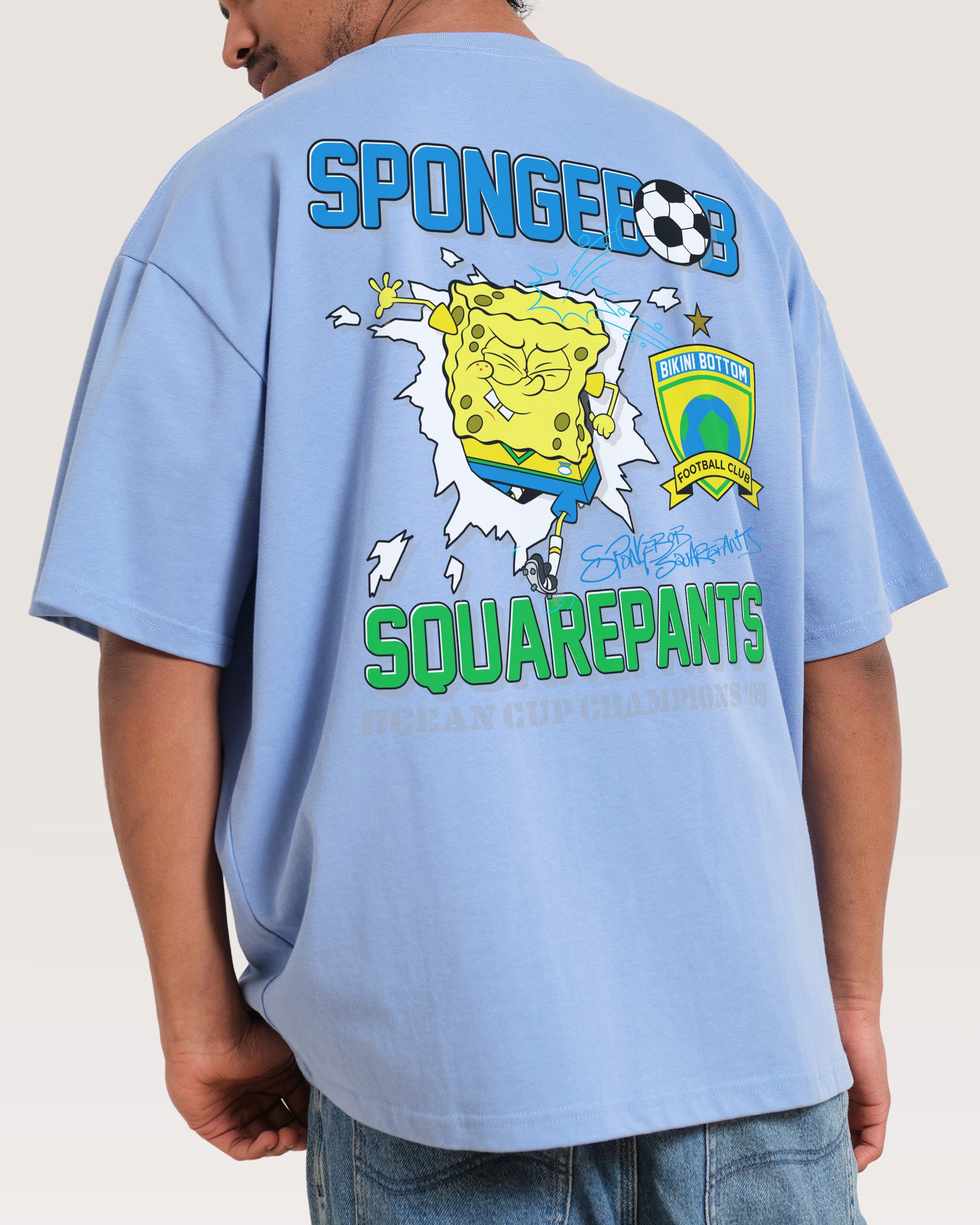 99 Champs Blue Oversized Tee