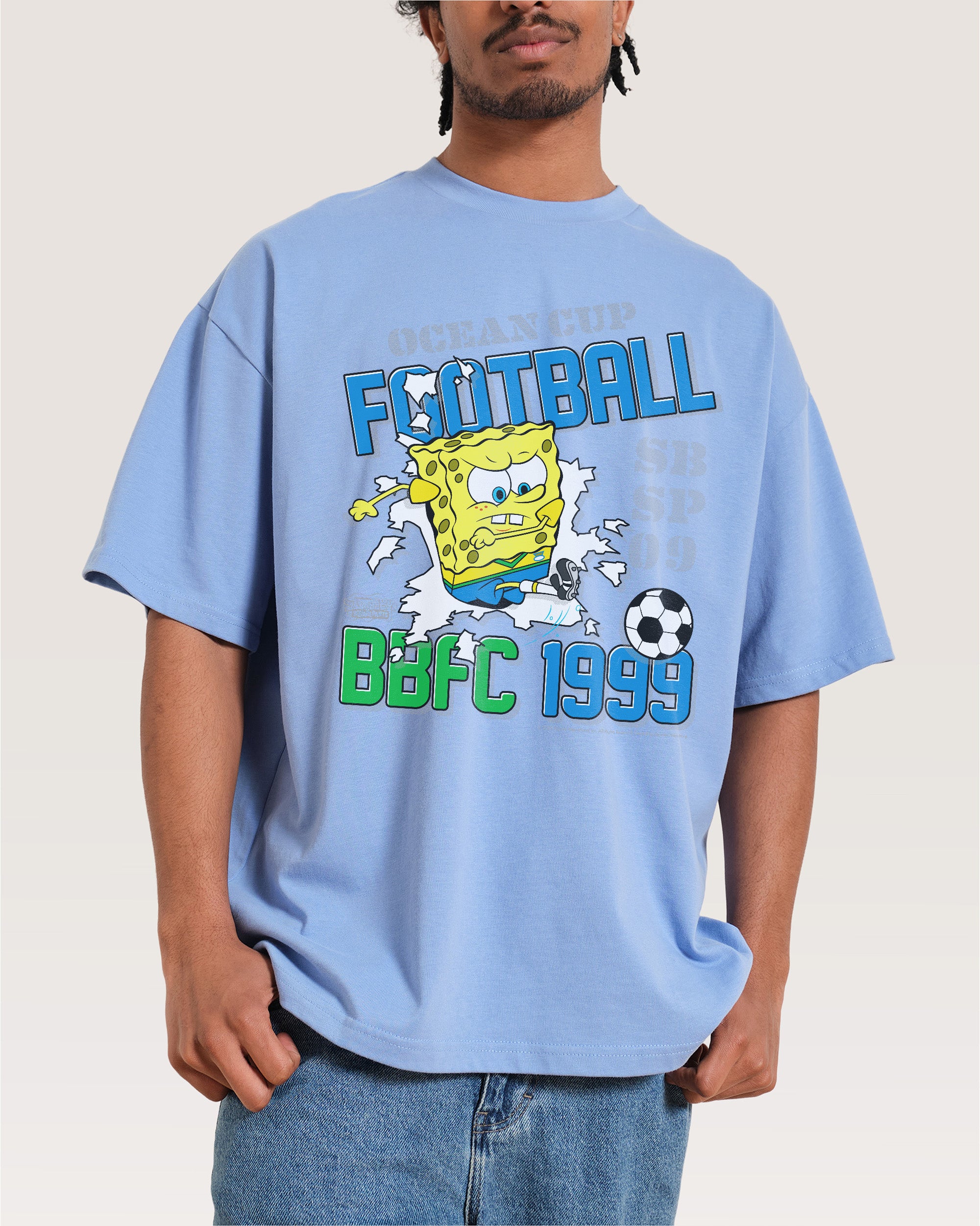 99 Champs Blue Oversized Tee