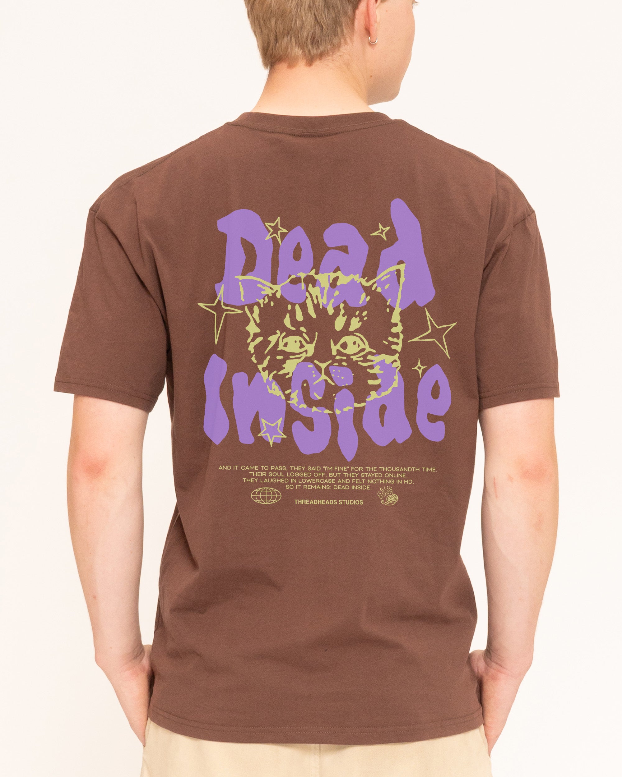 Dead Inside 26 Brown T-Shirt
