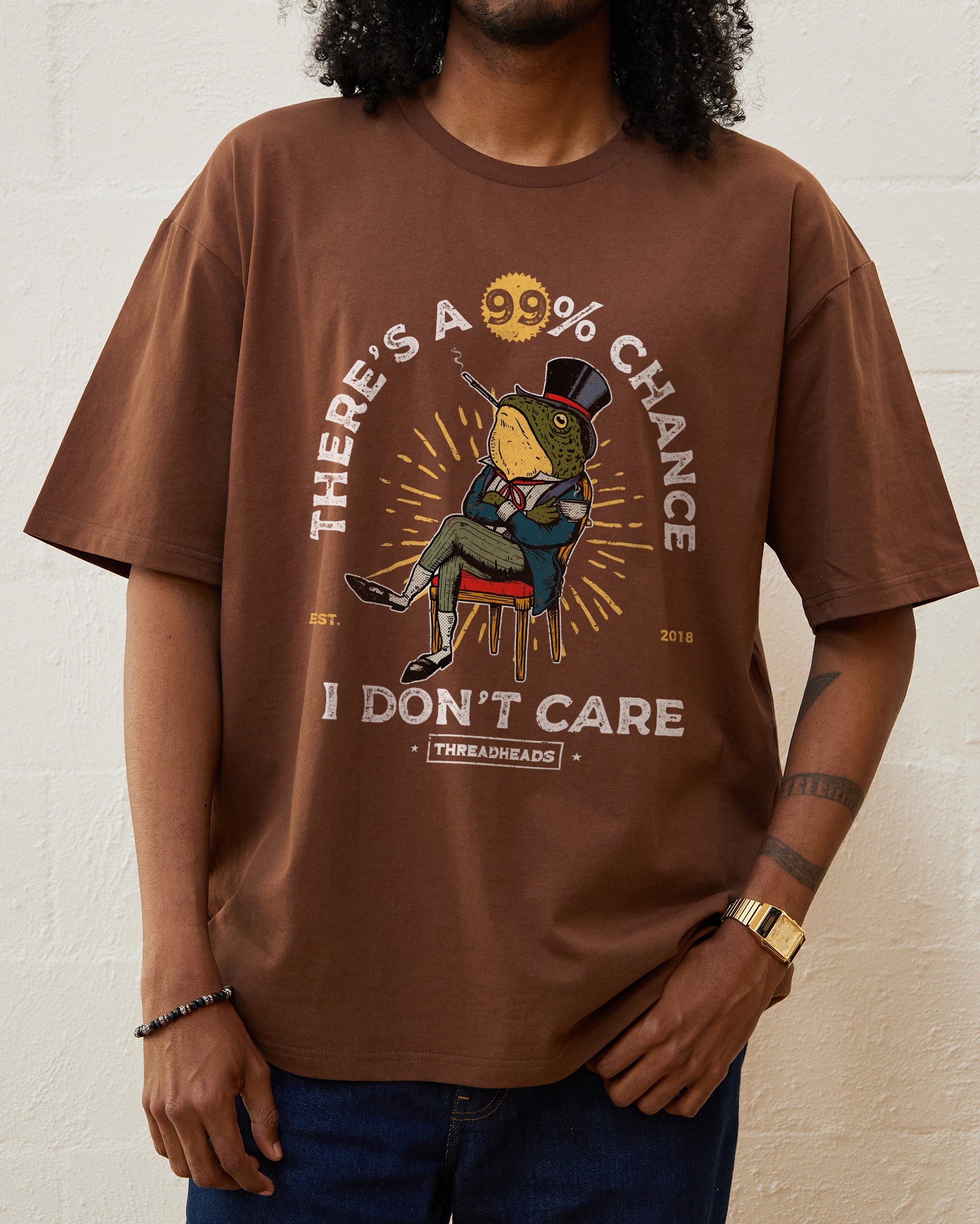 There's a 99% Chance I Don't Care T-Shirt Australia Online