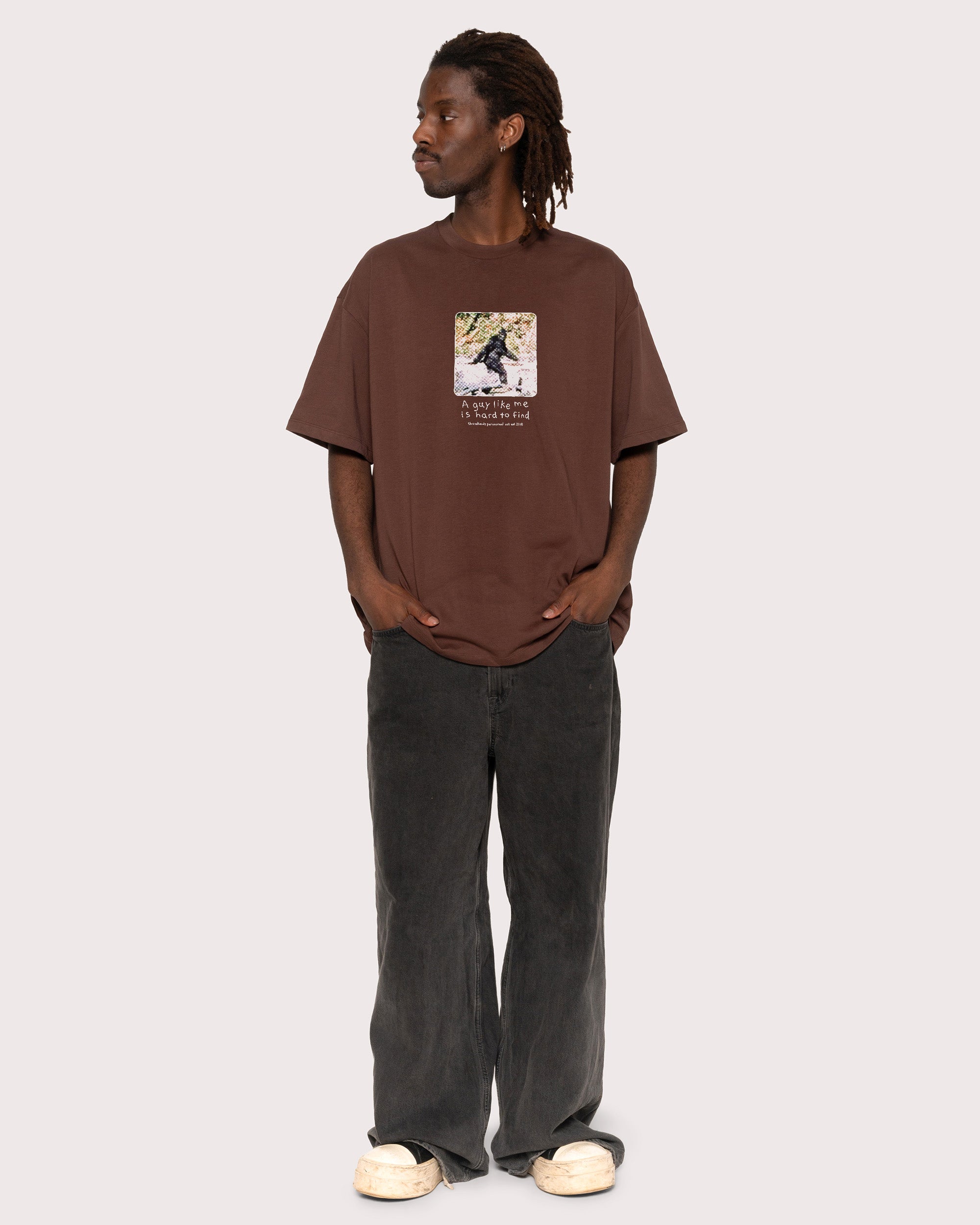 A Guy Like Me is Hard to Find Brown Oversized Tee