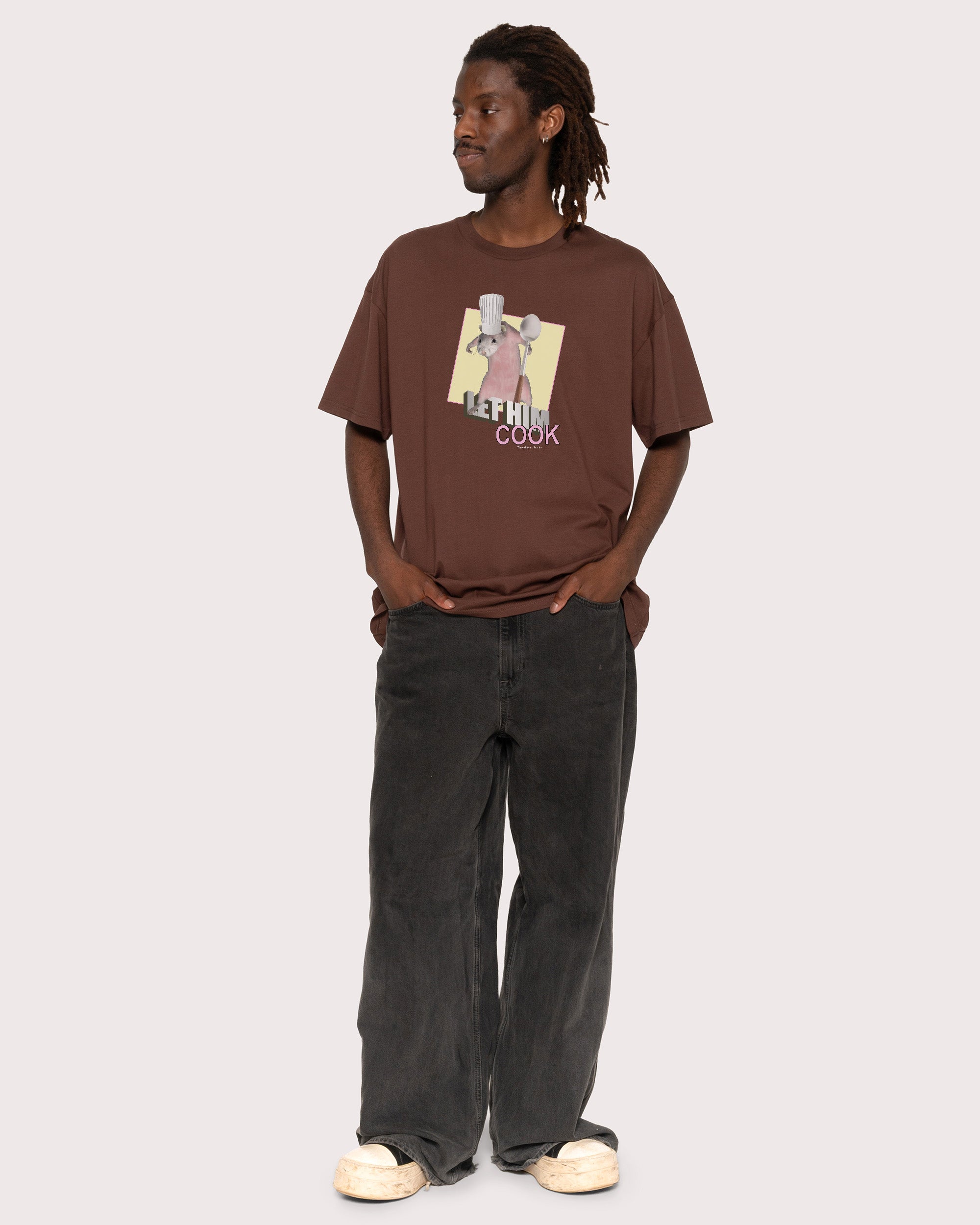 Let Him Cook Brown T-Shirt